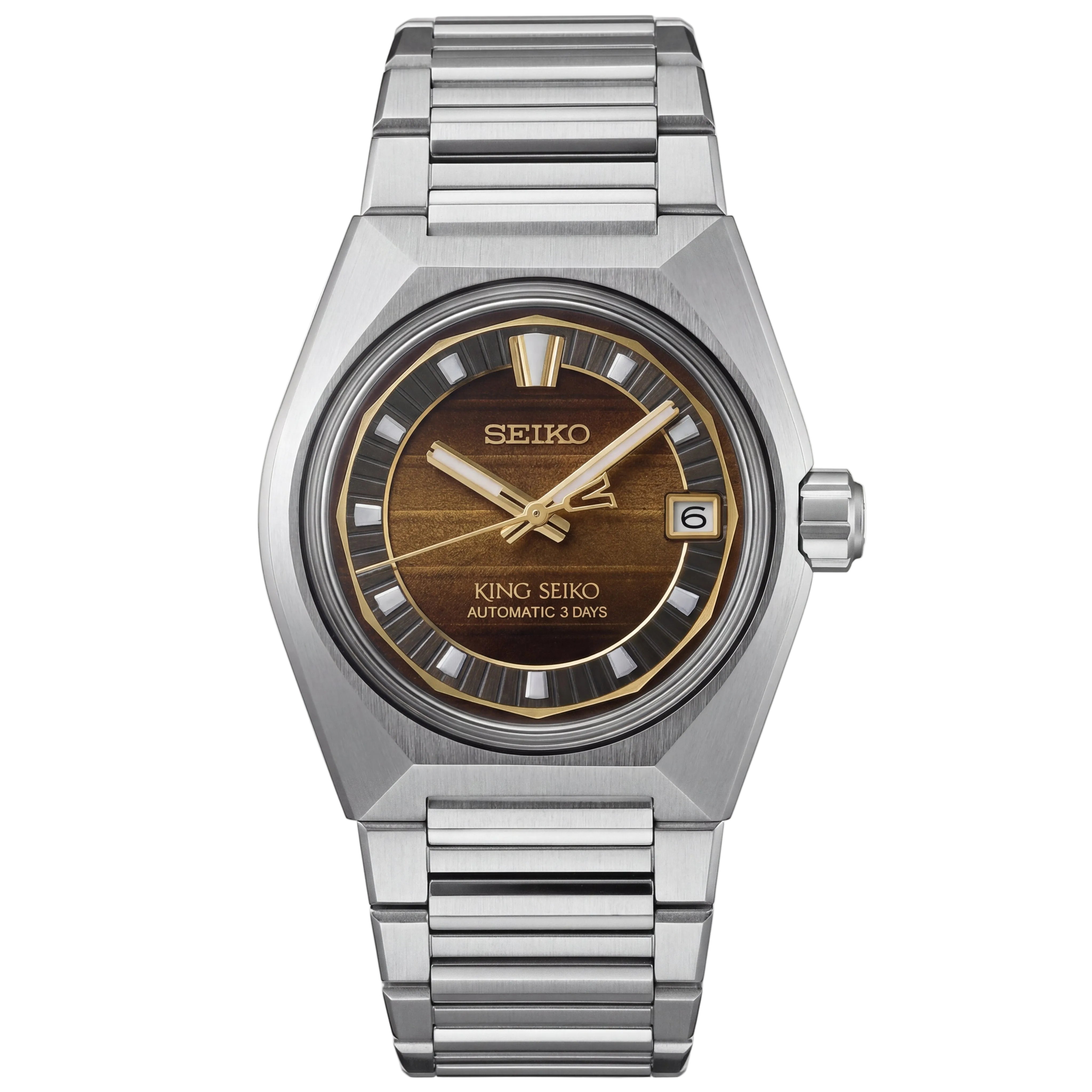 Heritage Brown Dial Automatic Steel Watch – 3-Day Power Reserve