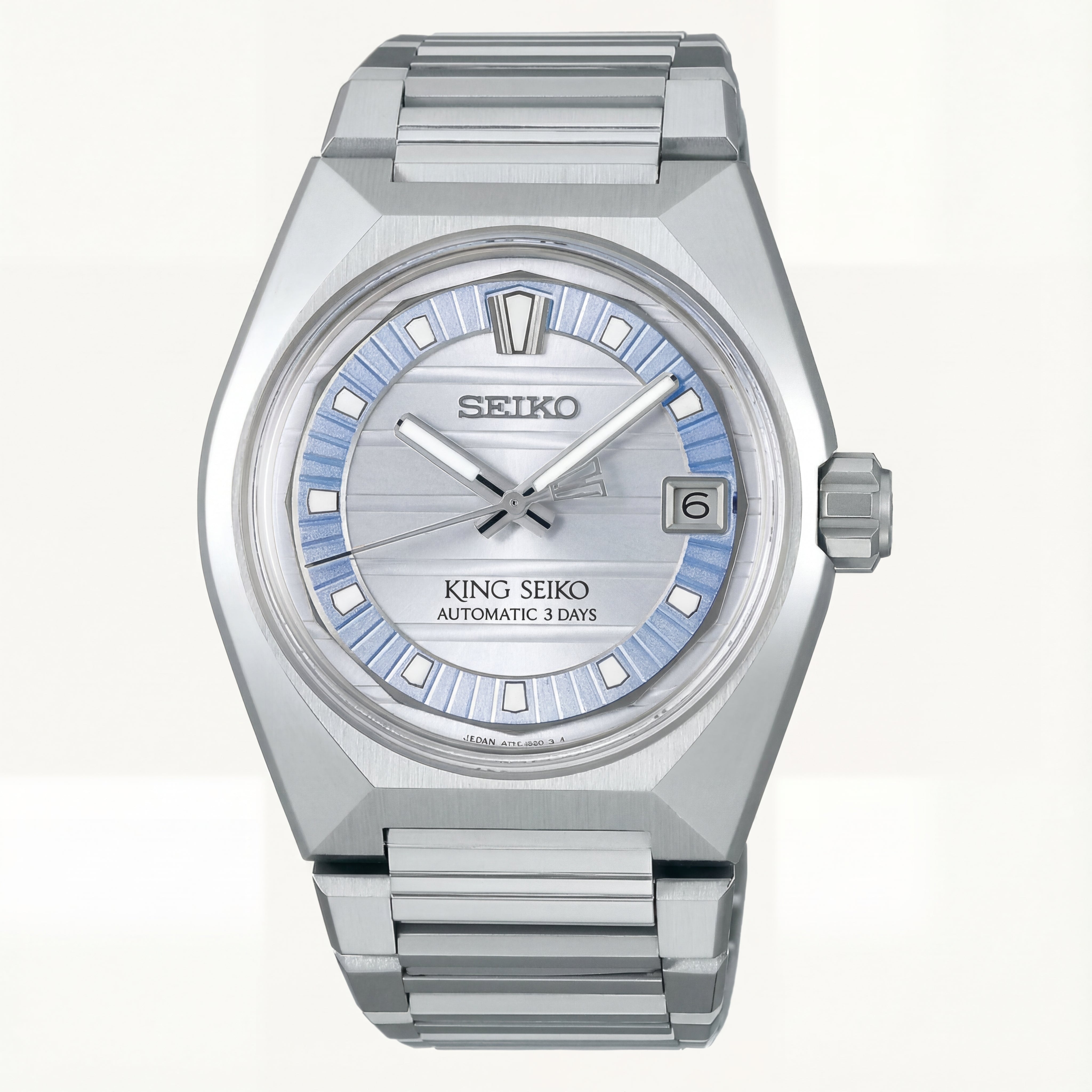 Heritage Ice Silver Automatic Steel Watch – 3-Day Power Reserve