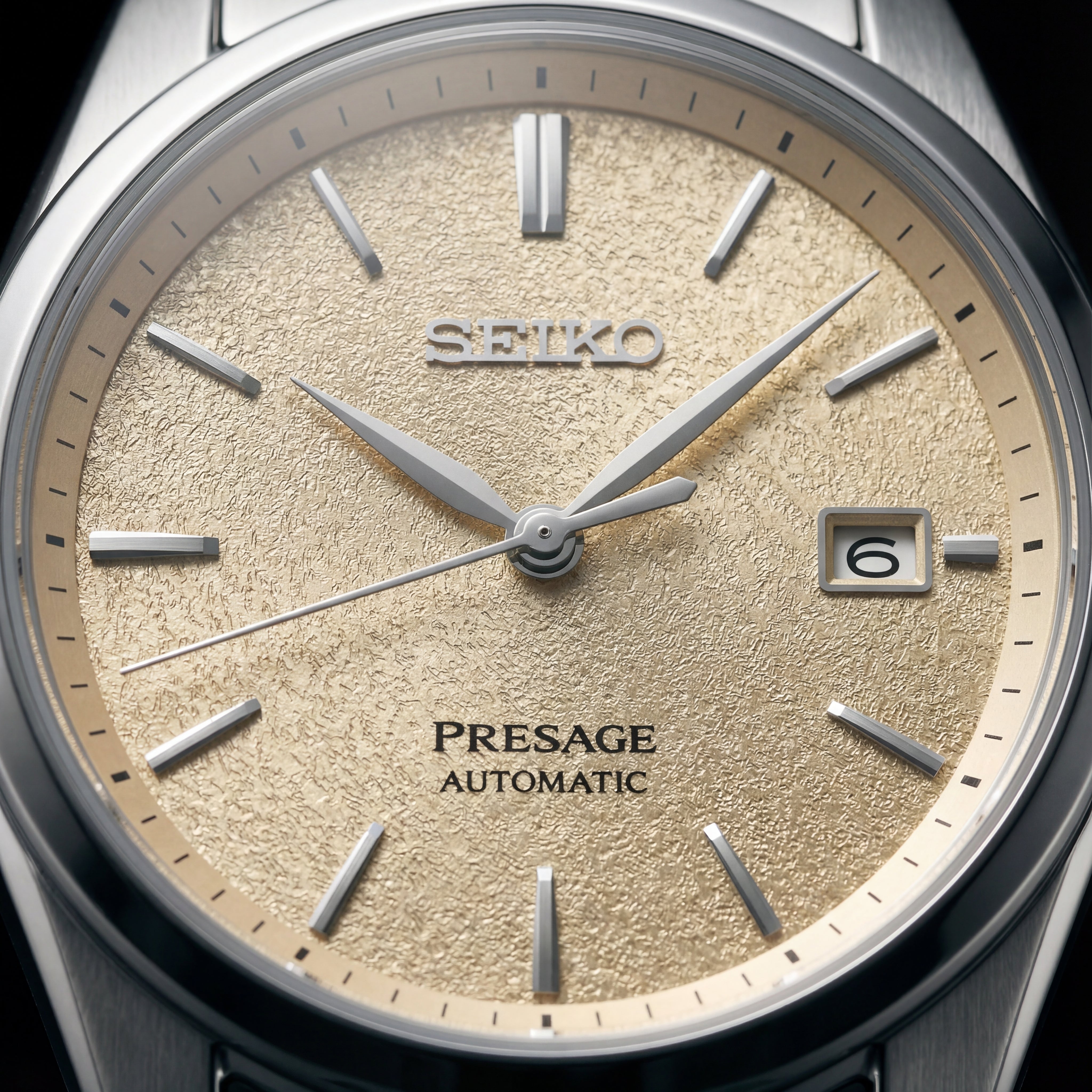 Champagne Textured Dial Automatic Classic Men’s Watch