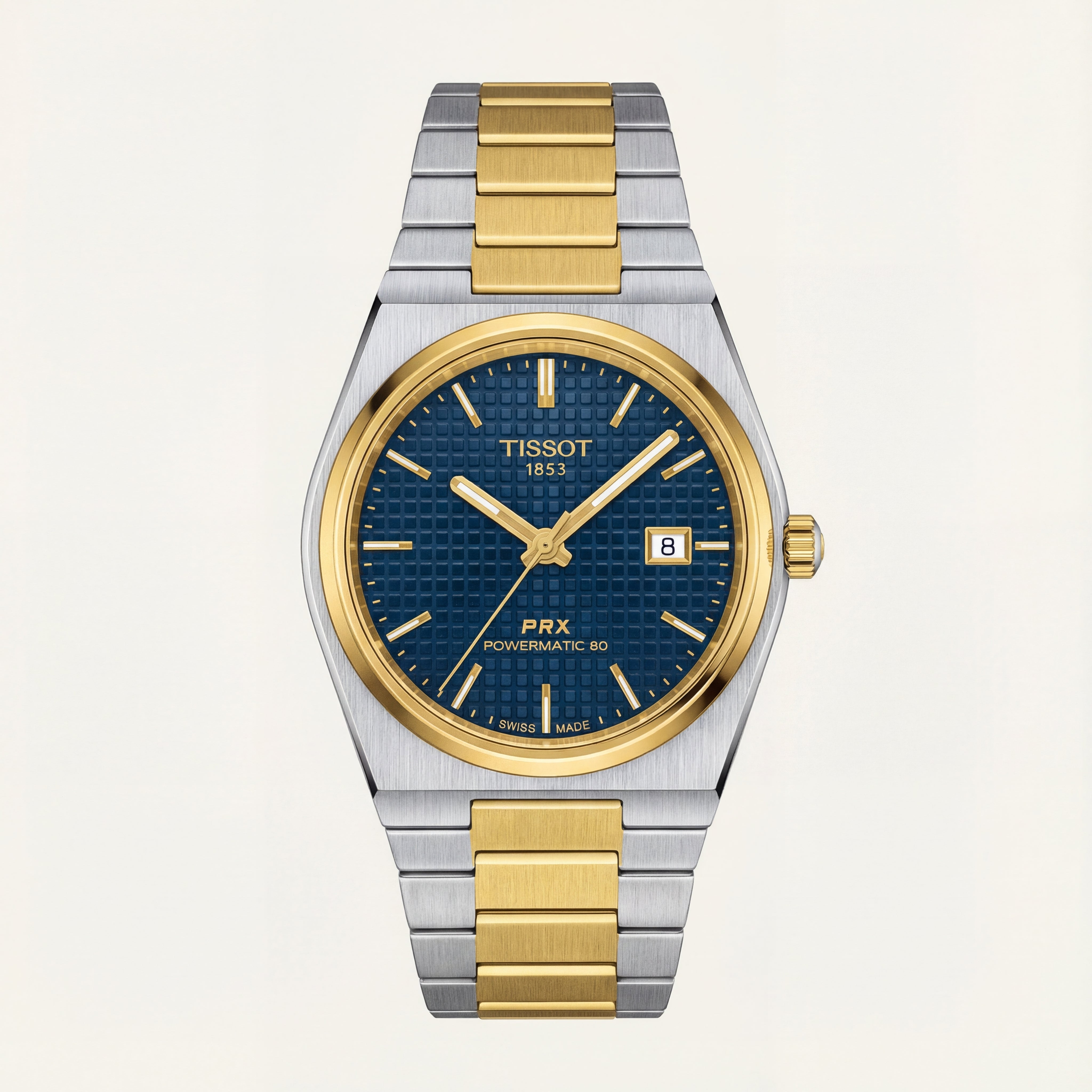 Royal Blue Two-Tone Automatic Steel Watch