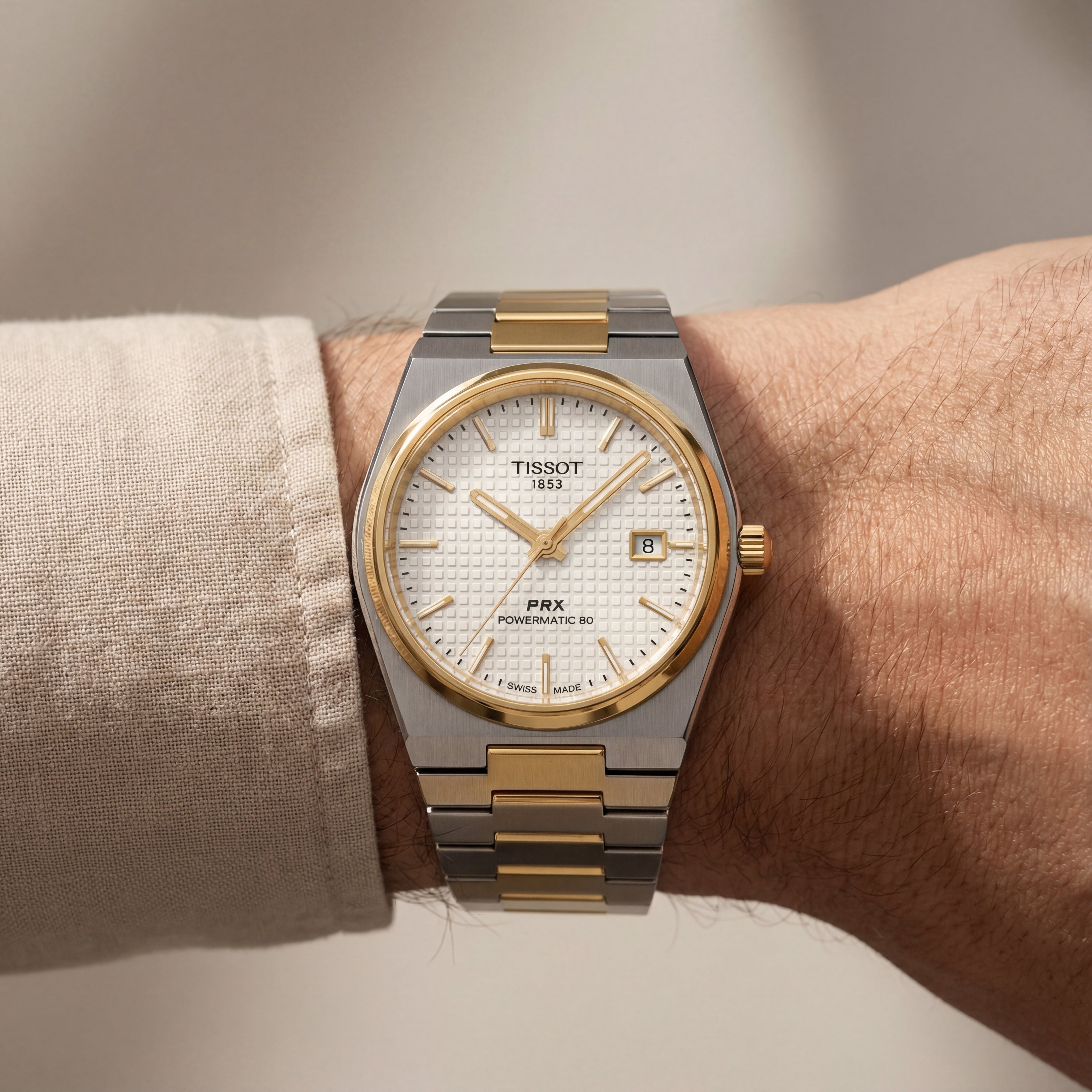 Heritage Gold & Silver Steel Watch