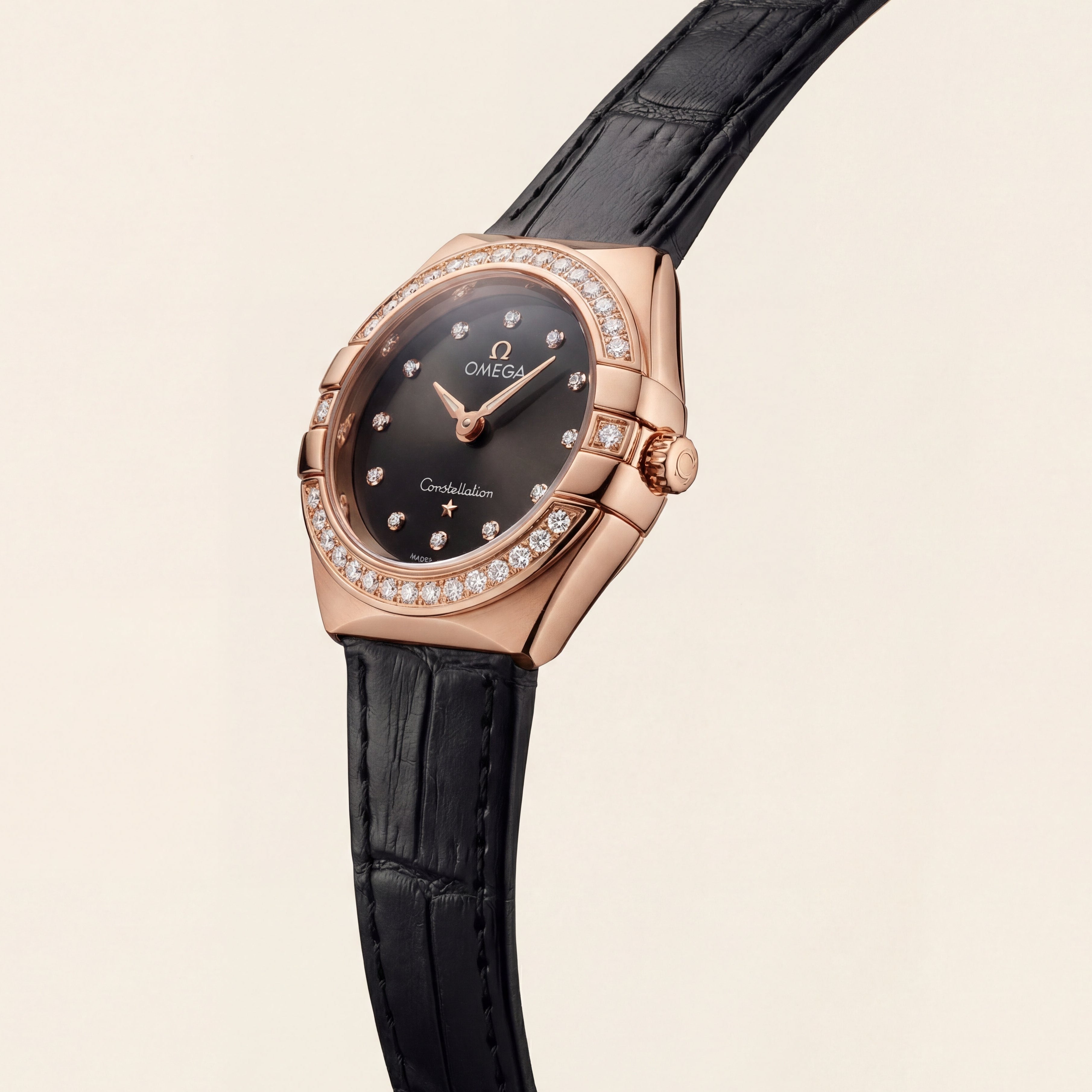 Constellation Noir Leather – Rosé Diamond Edition