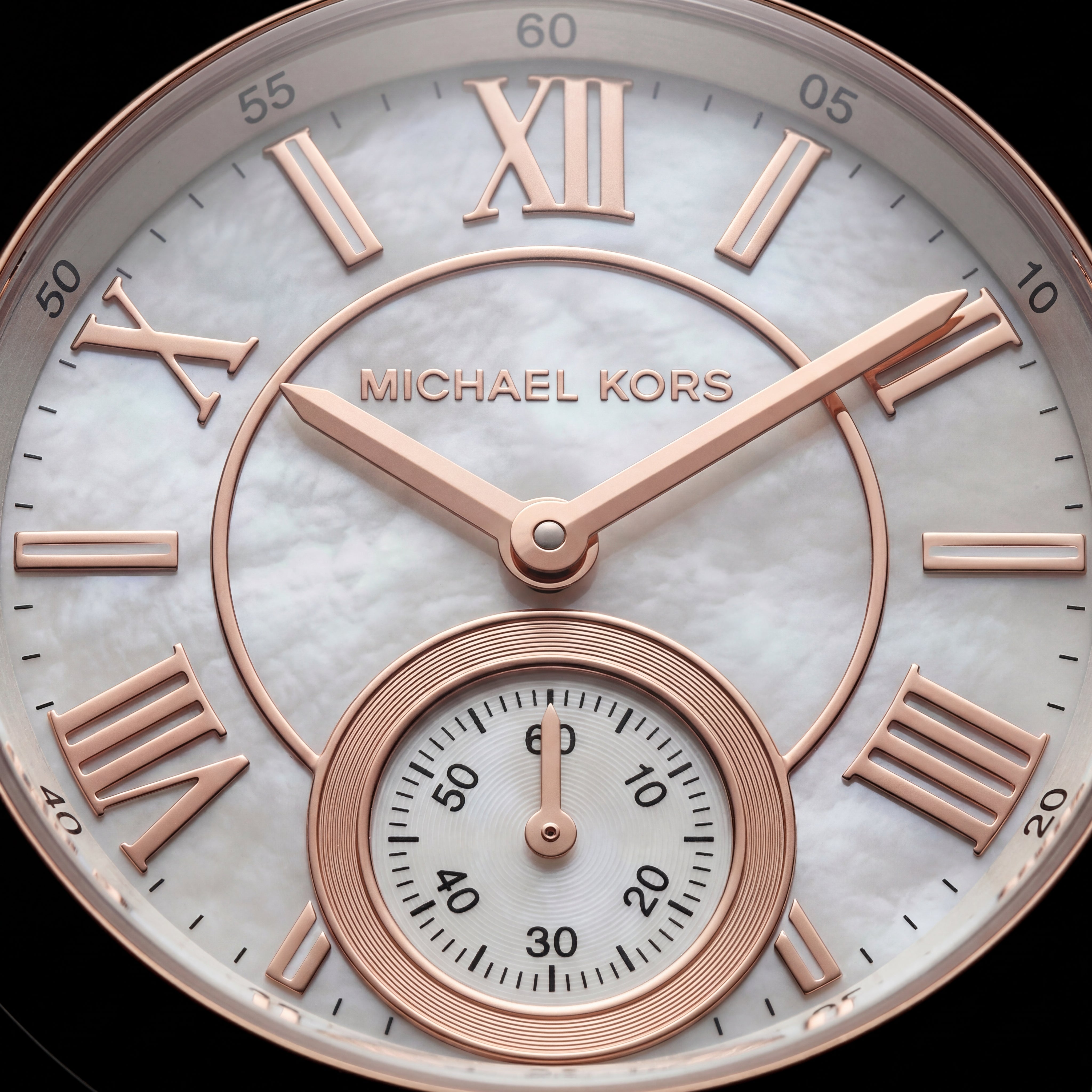 Celeste Radiance Crystal Watch – Two-Tone Rose Edition