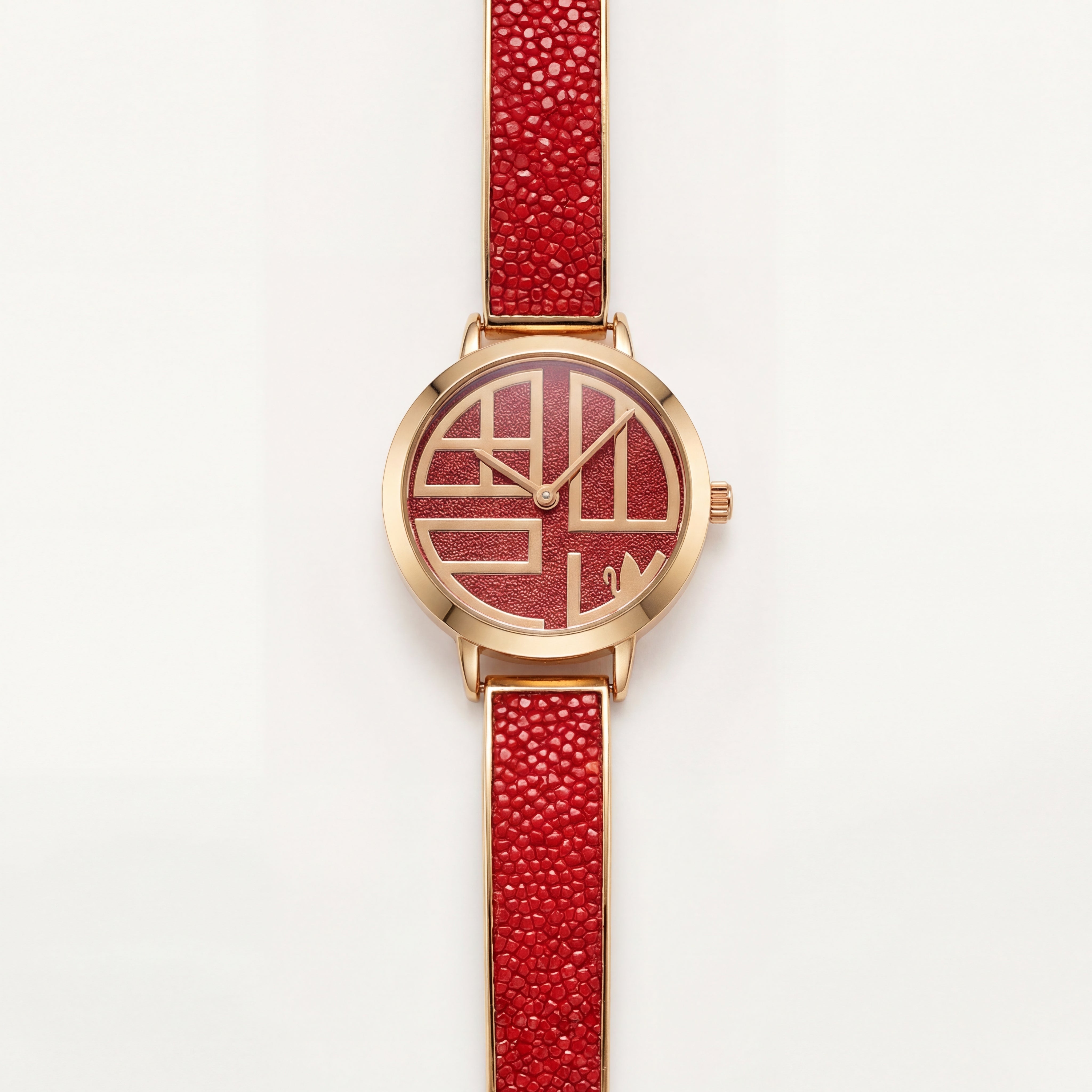 Scarlet Signature Watch – Rose Gold Statement Edition
