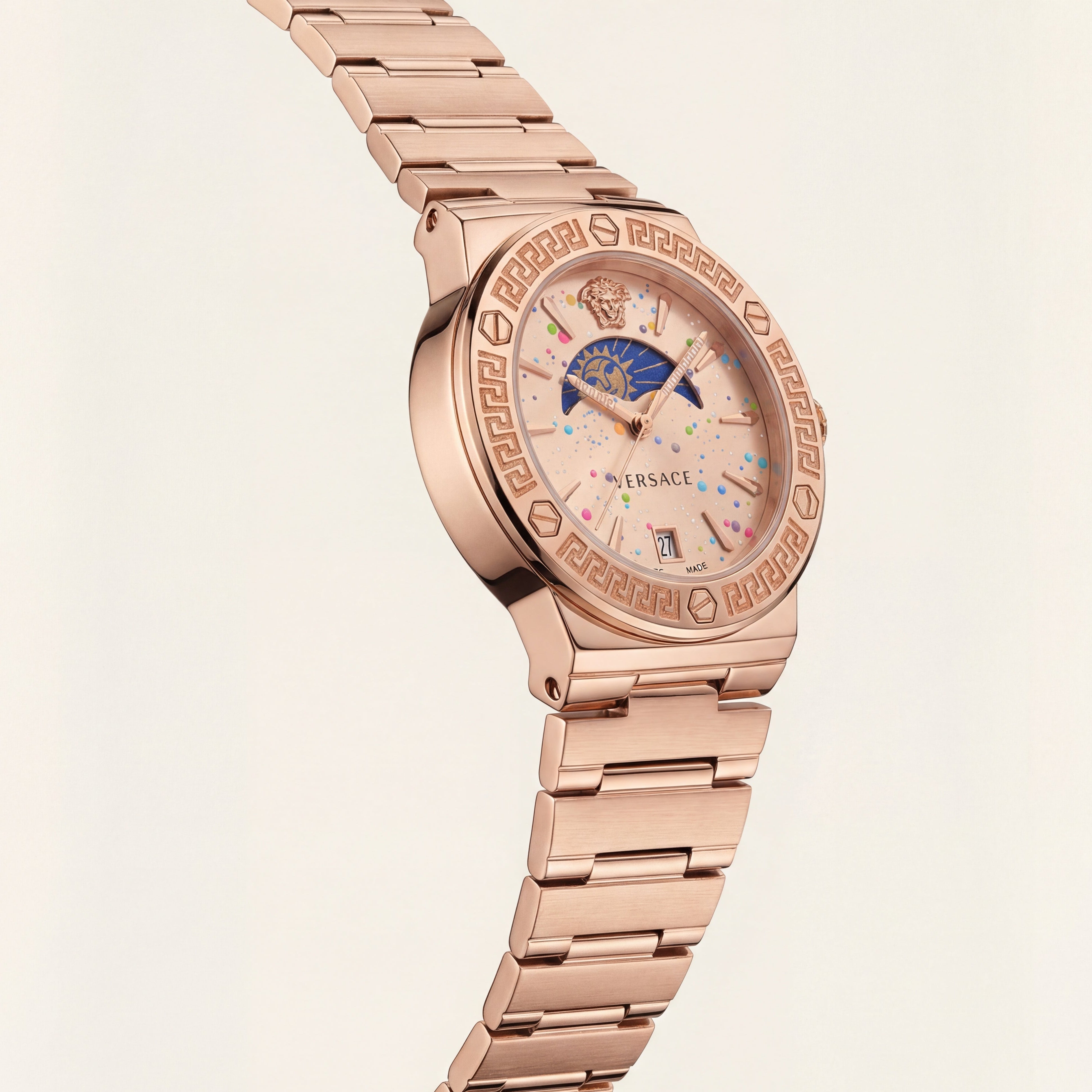 Medusa Champagne Rose Gold Watch – Celestial Confetti Edition