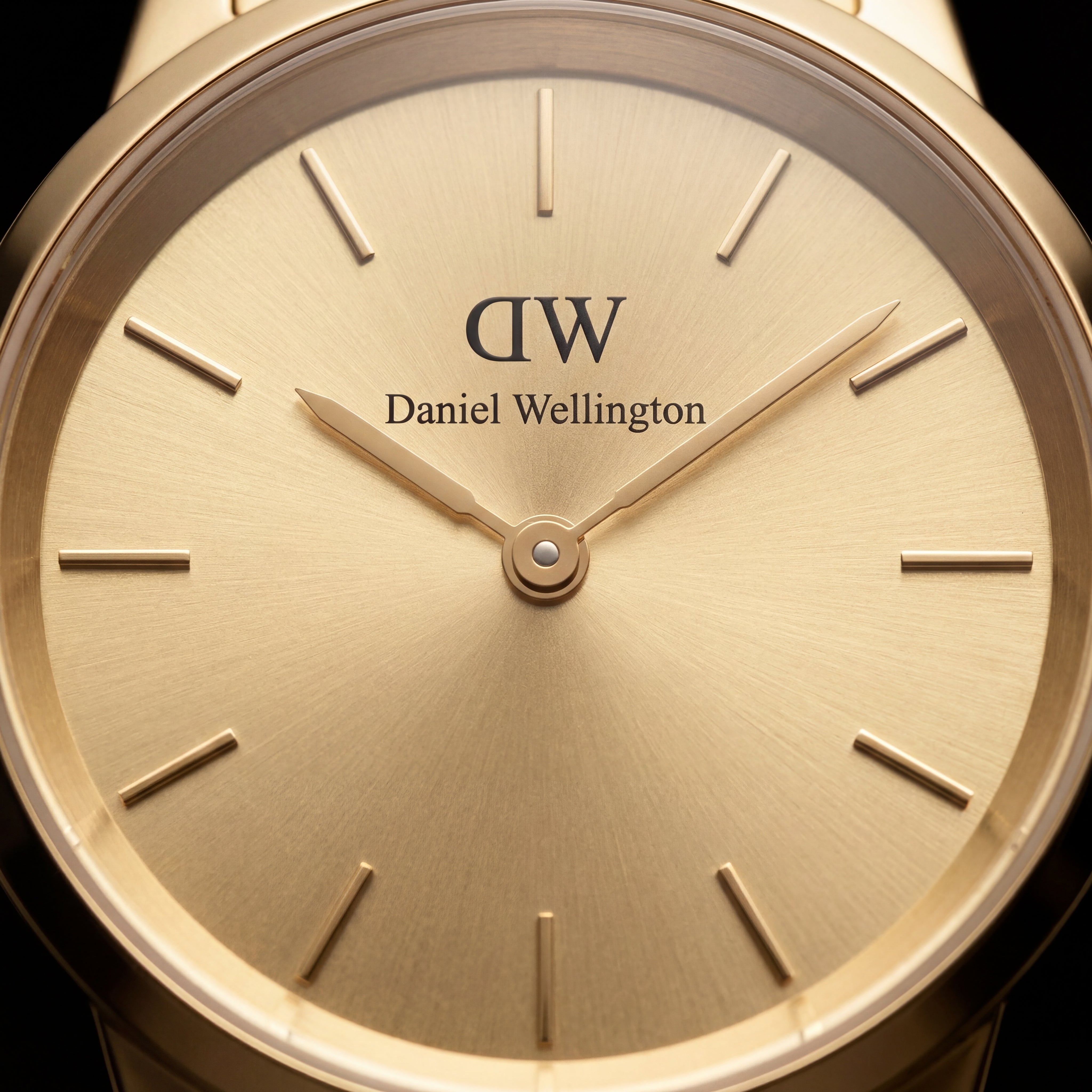 Classic Gold Minimal Watch – Heritage Brushed Edition