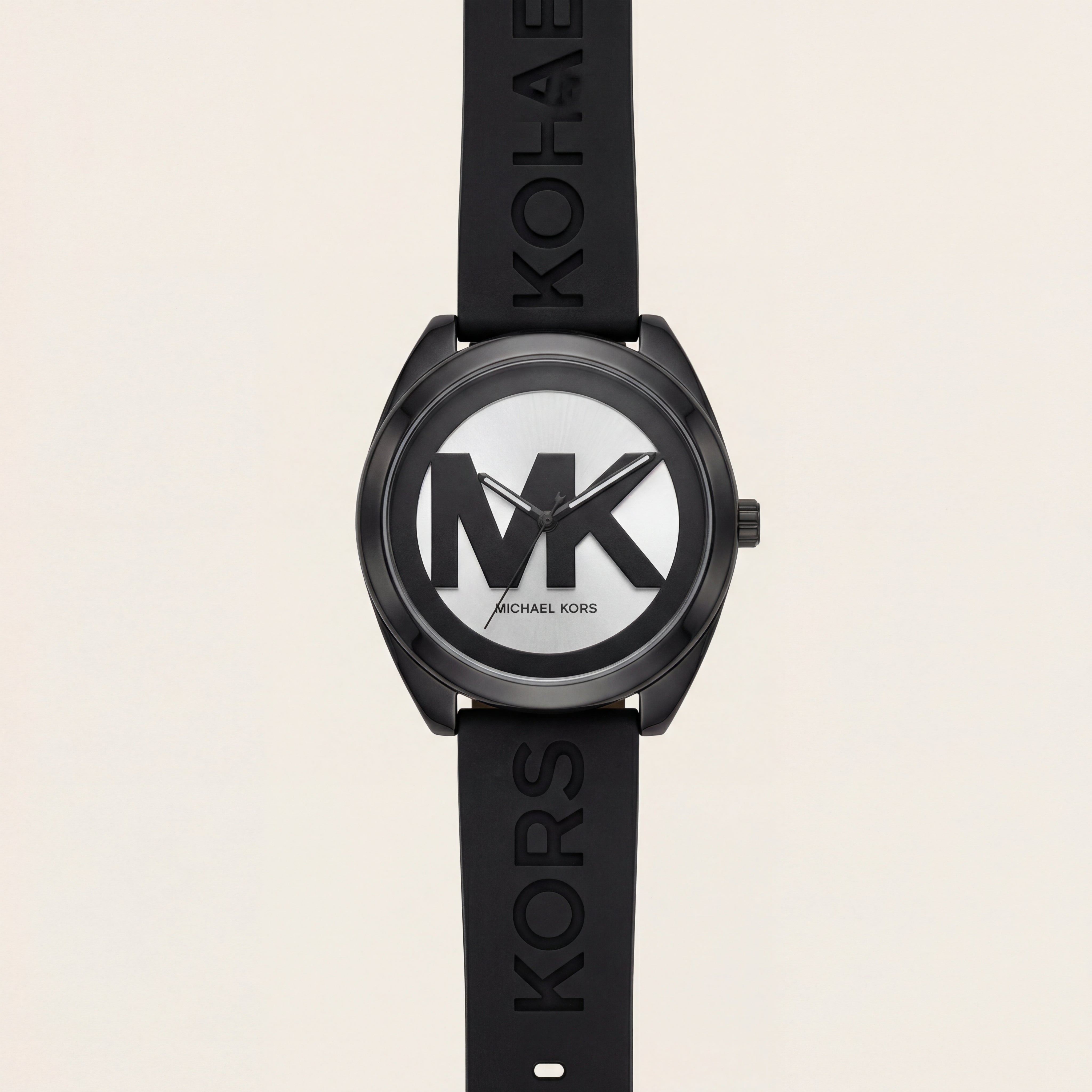 Midnight Black Logo Watch – Stealth Edition