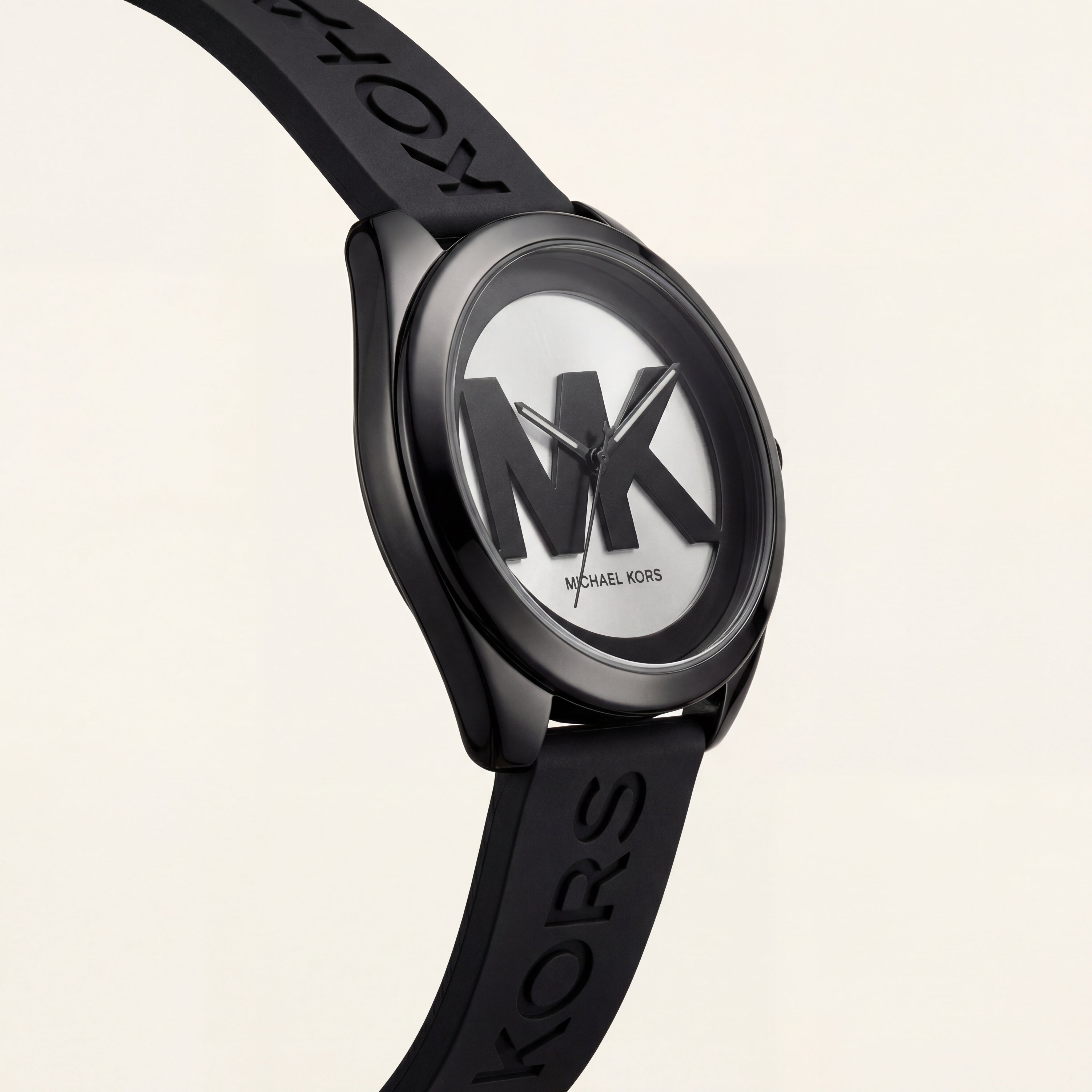 Midnight Black Logo Watch – Stealth Edition