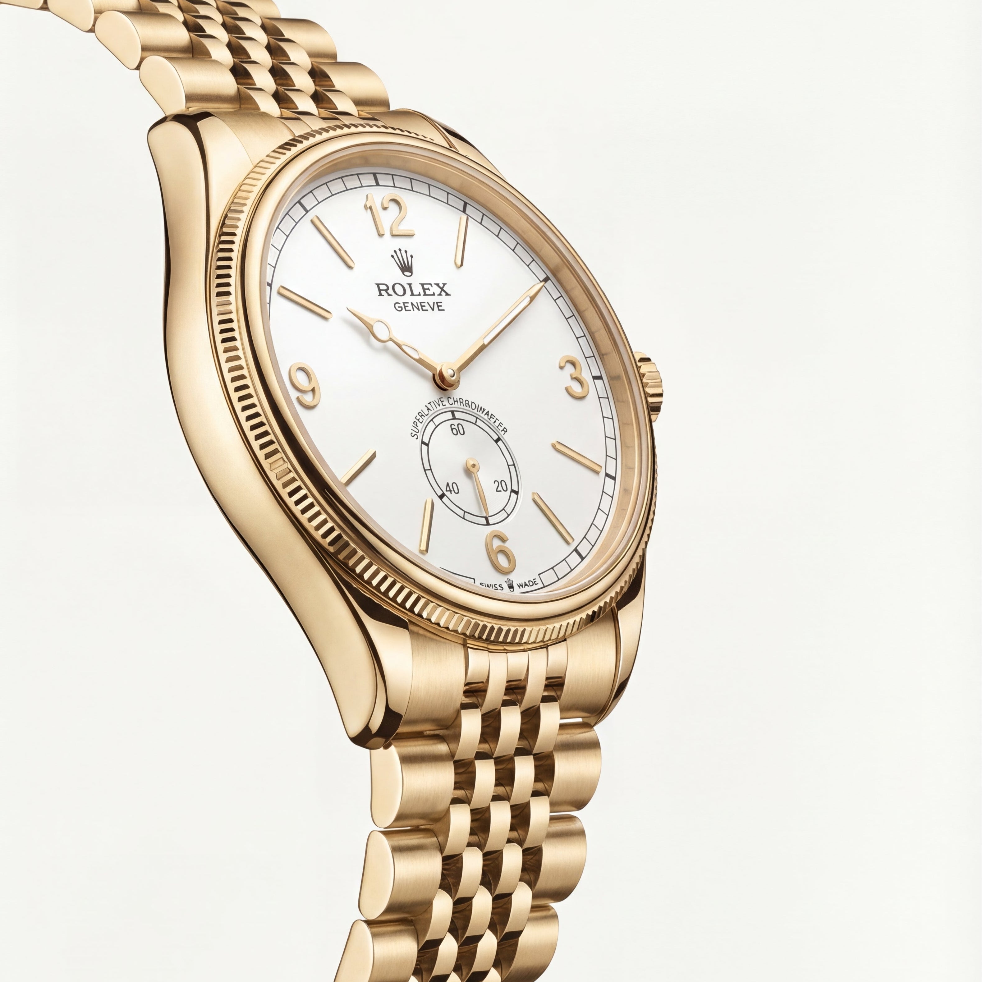R0LEX Heritage Gold Small Seconds Watch