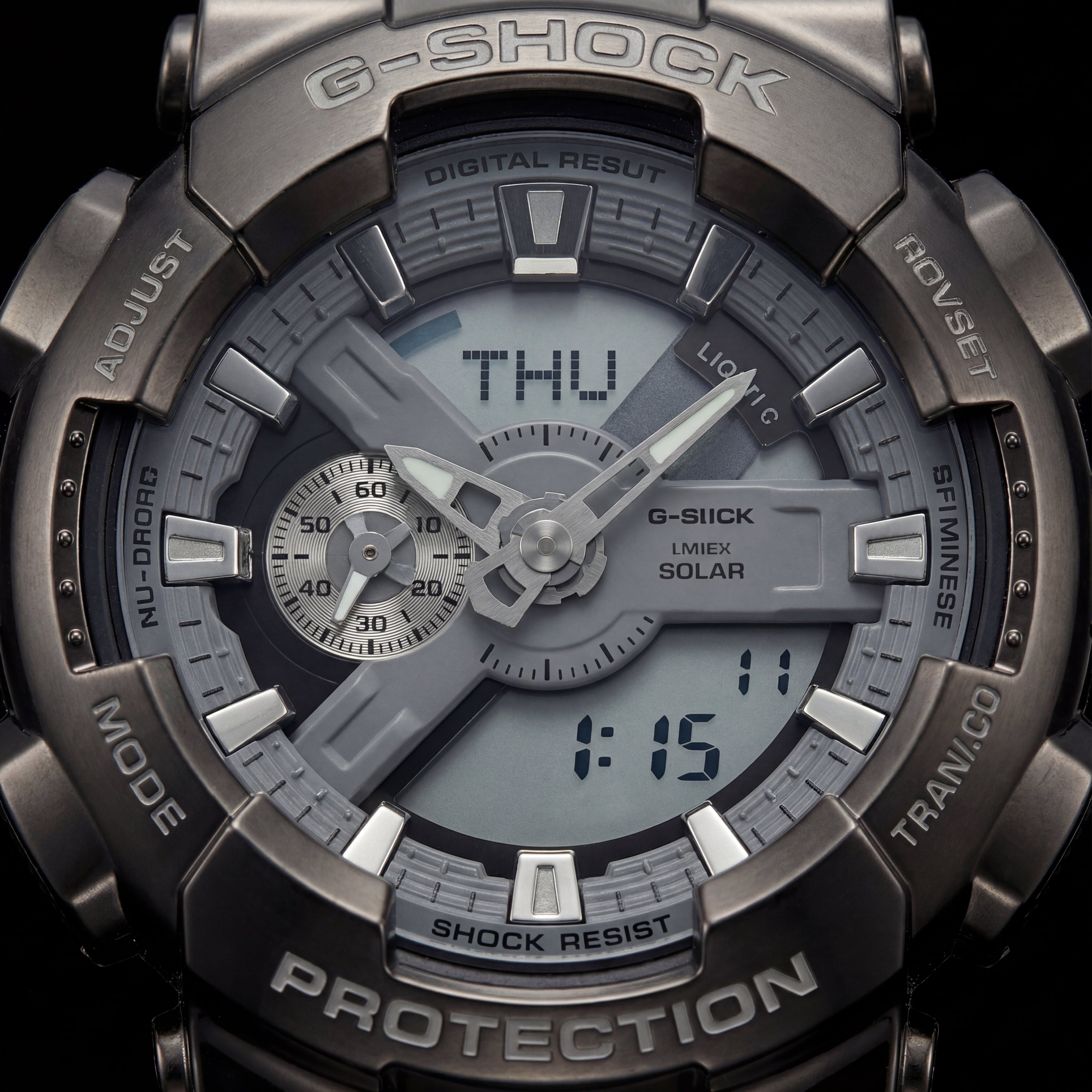 Smoky Grey Hybrid Chronograph Urban Sports Watch