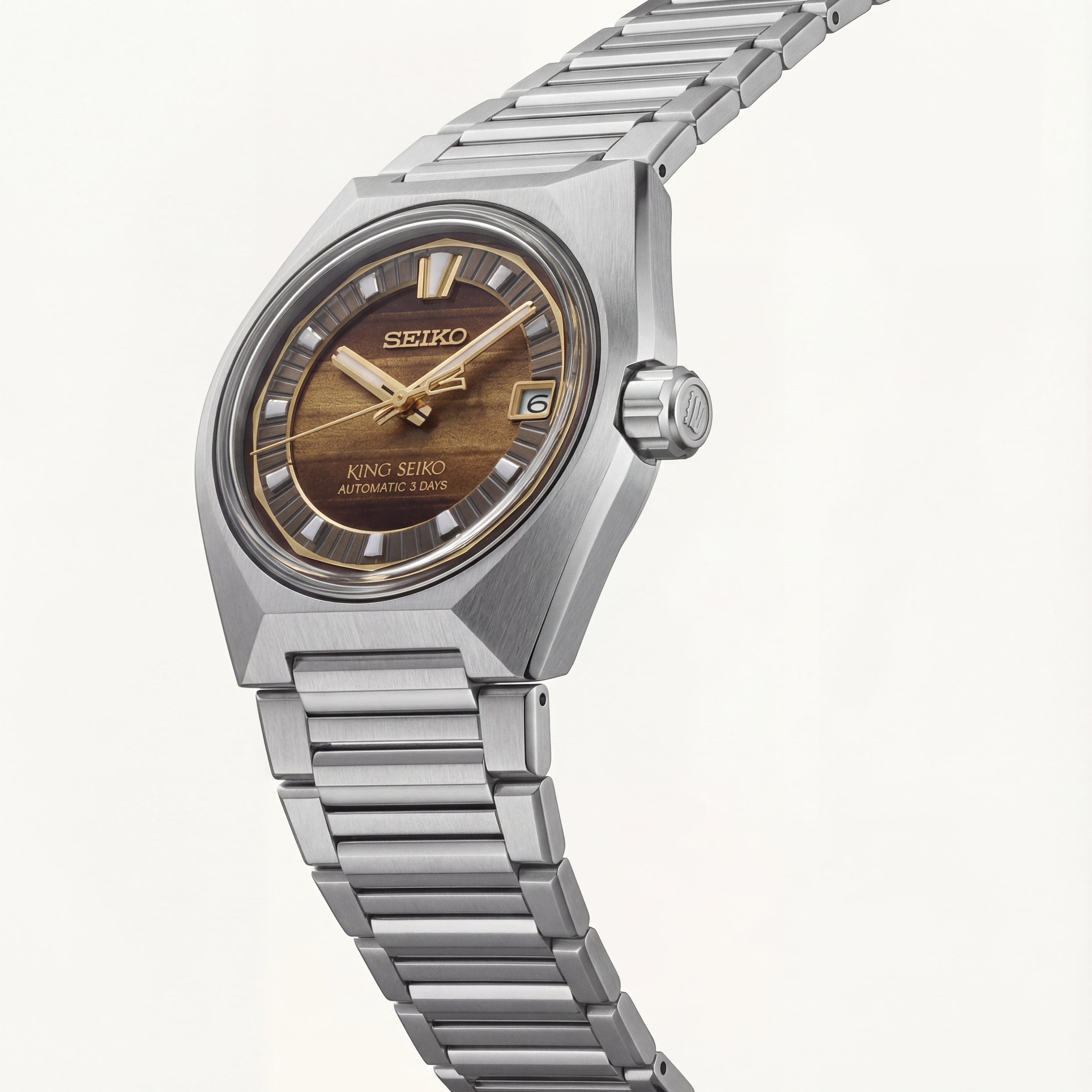 Heritage Brown Dial Automatic Steel Watch – 3-Day Power Reserve