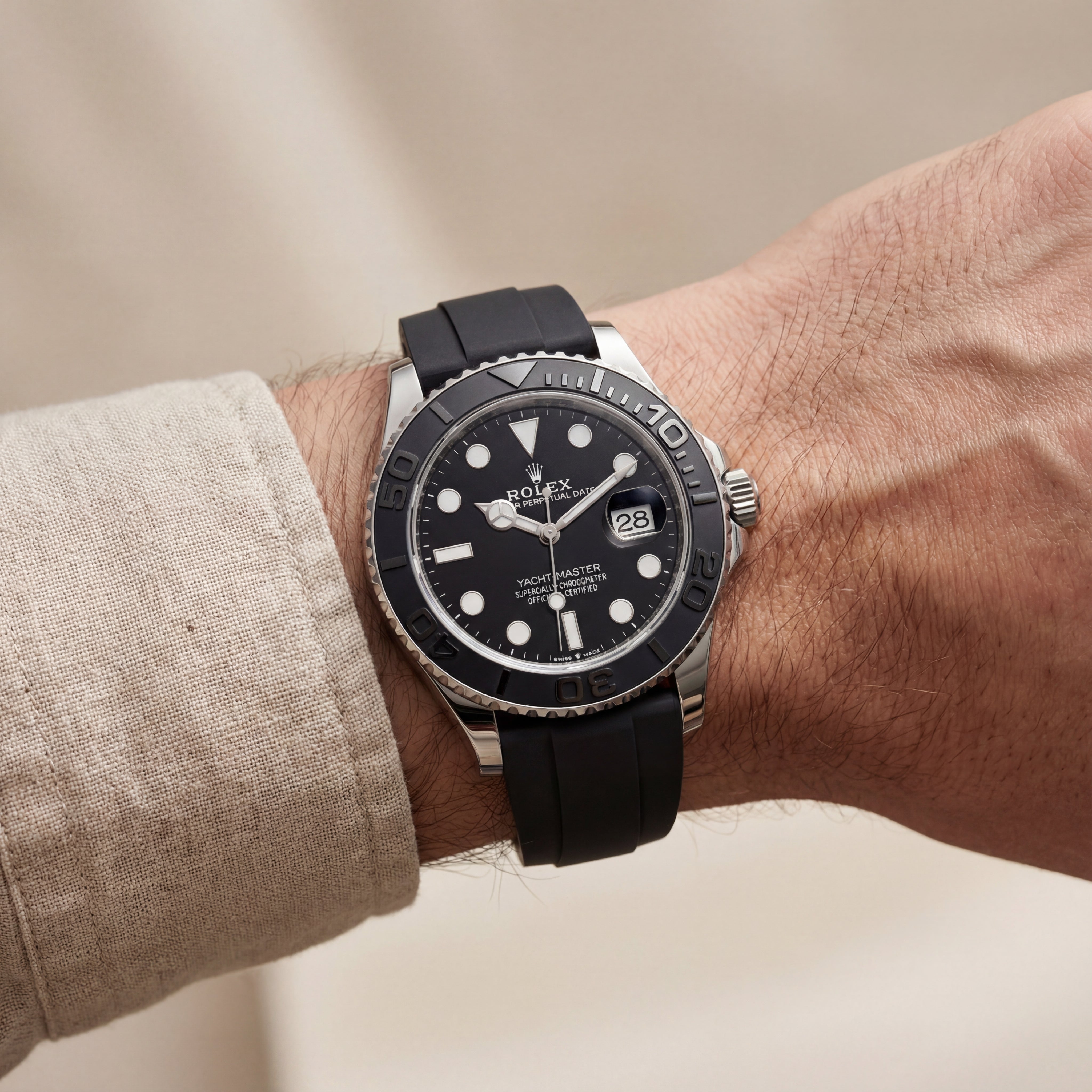 Ocean Black Ceramic Diver Watch – Luxury Sport Edition