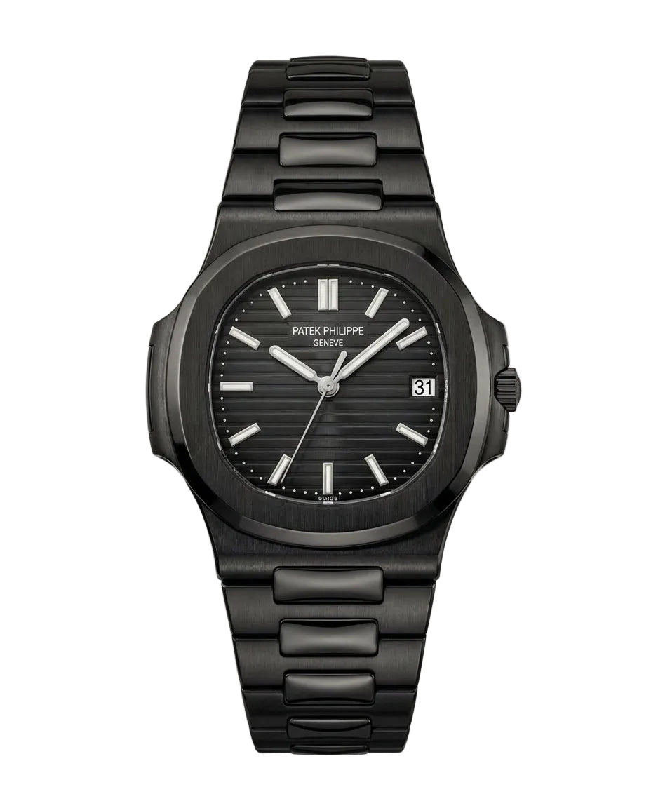 Nautiq Black Automatic Steel Luxury Watch