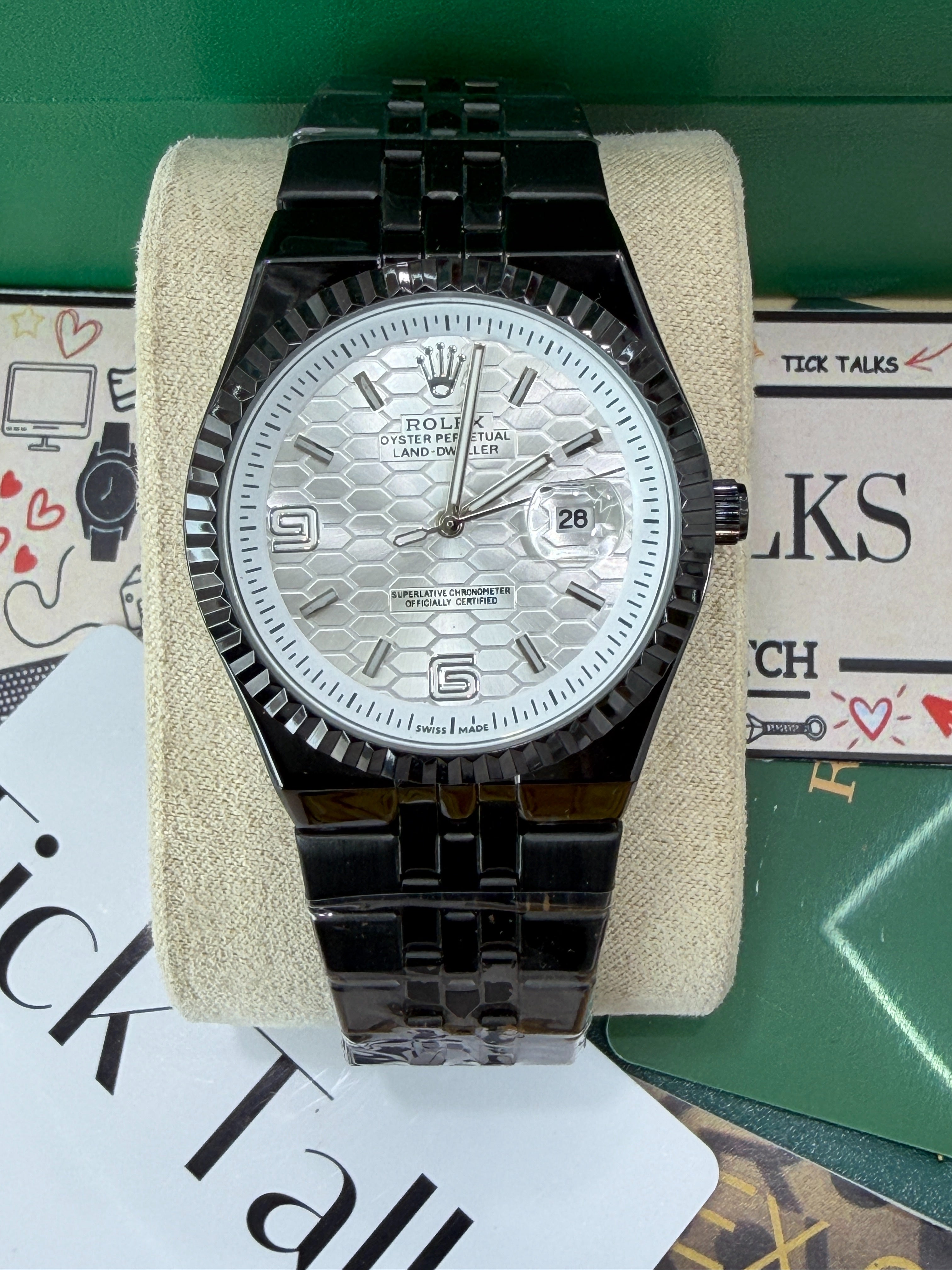 Premium Black Steel Luxury Watch – Men