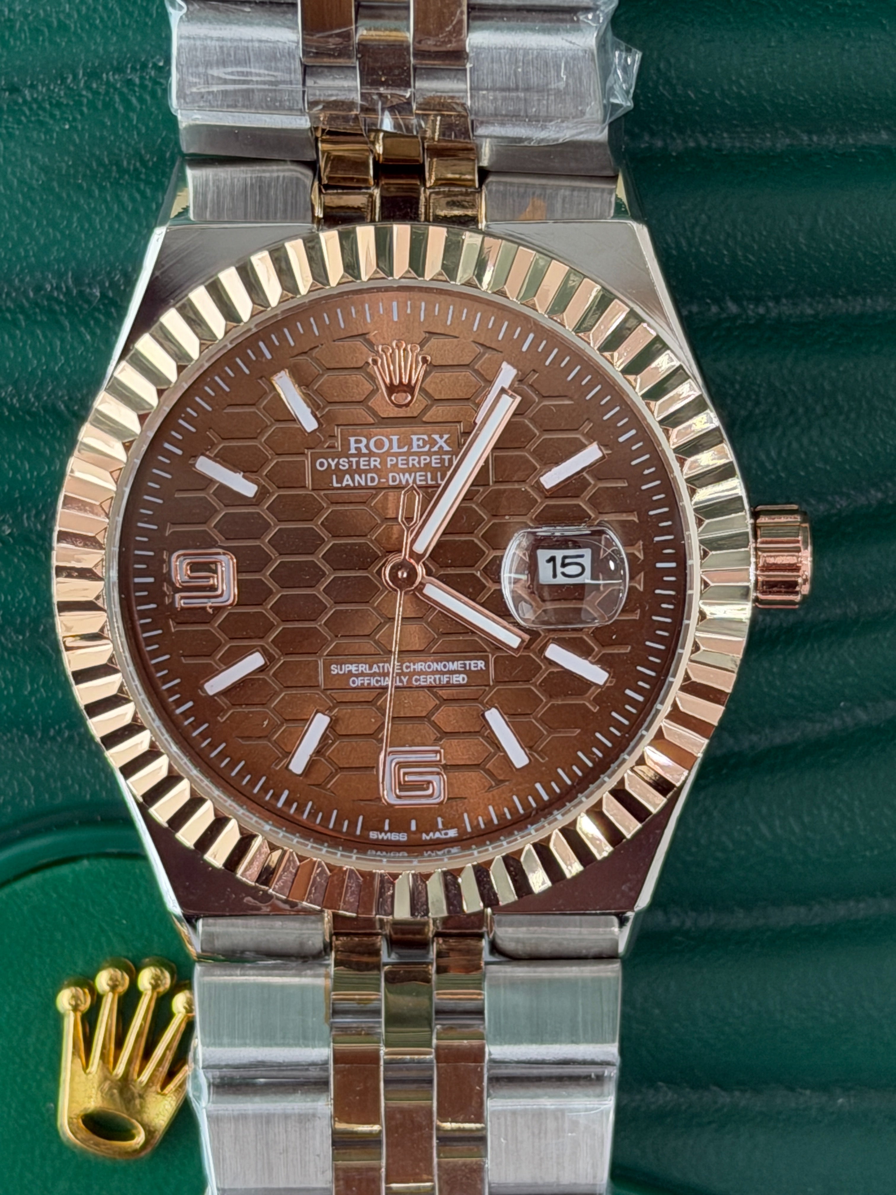 Premium Rose Gold Dial Luxury Watch – Men
