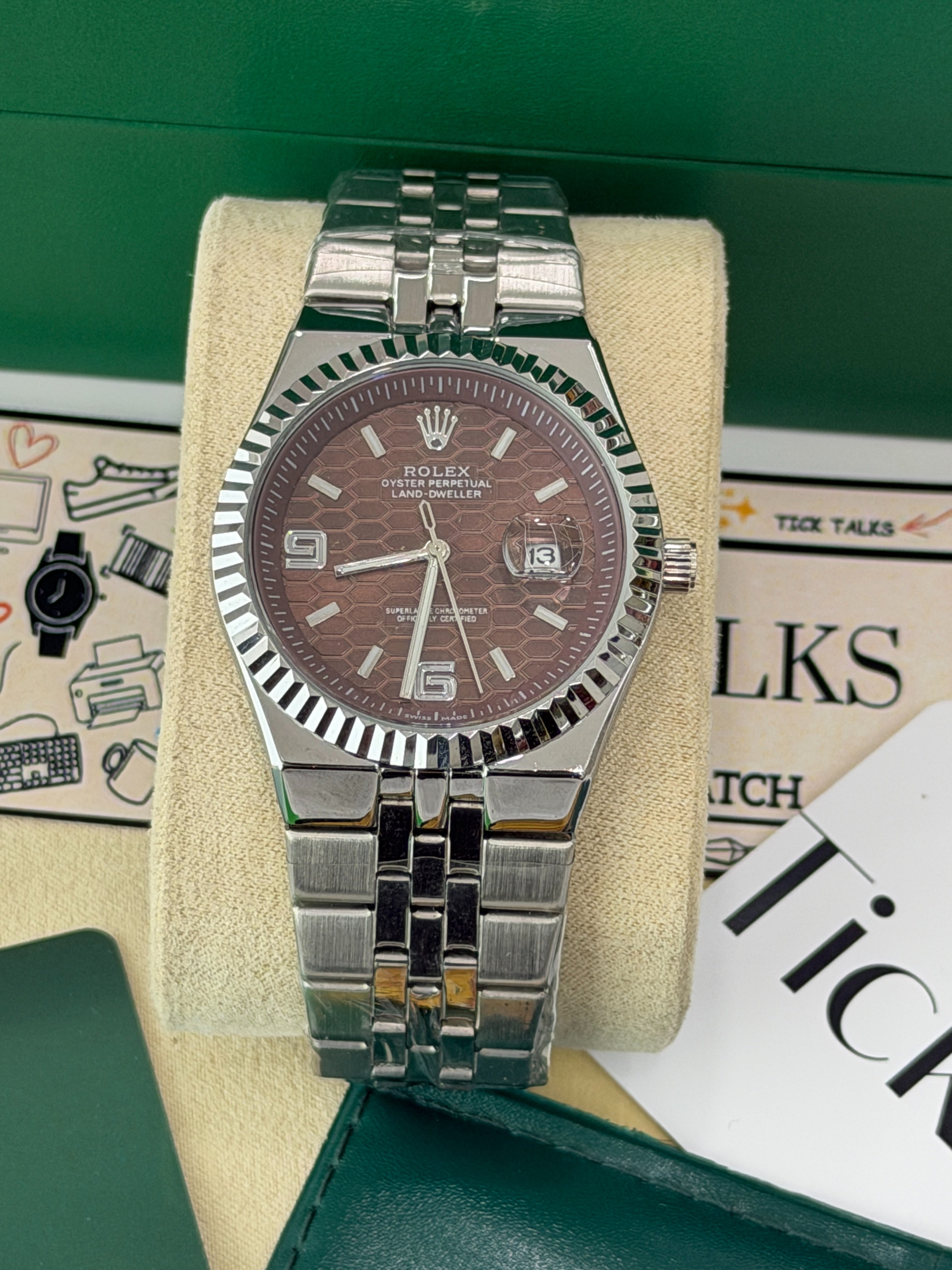 Premium Brown Dial Luxury Watch – Men