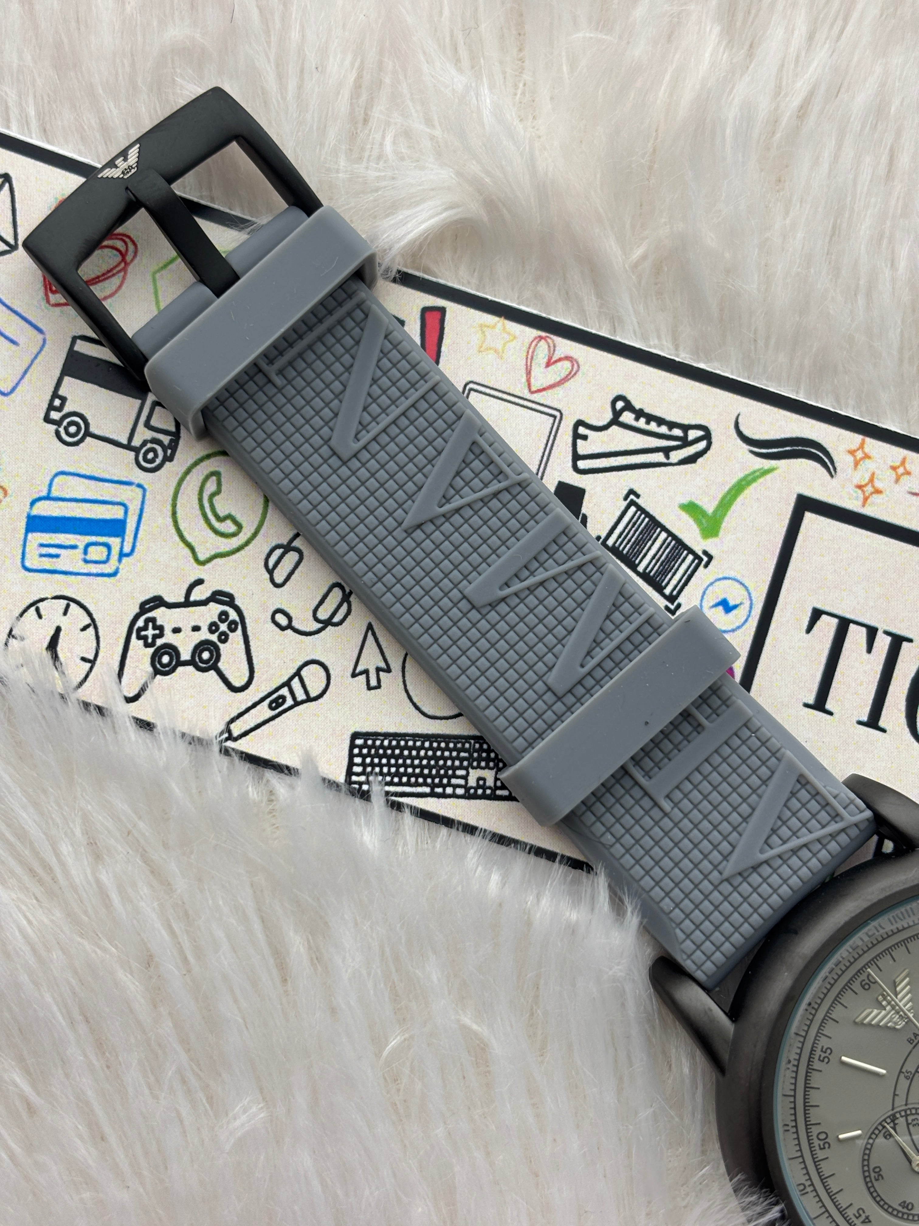 Premium Grey Chronograph Style Watch – Men