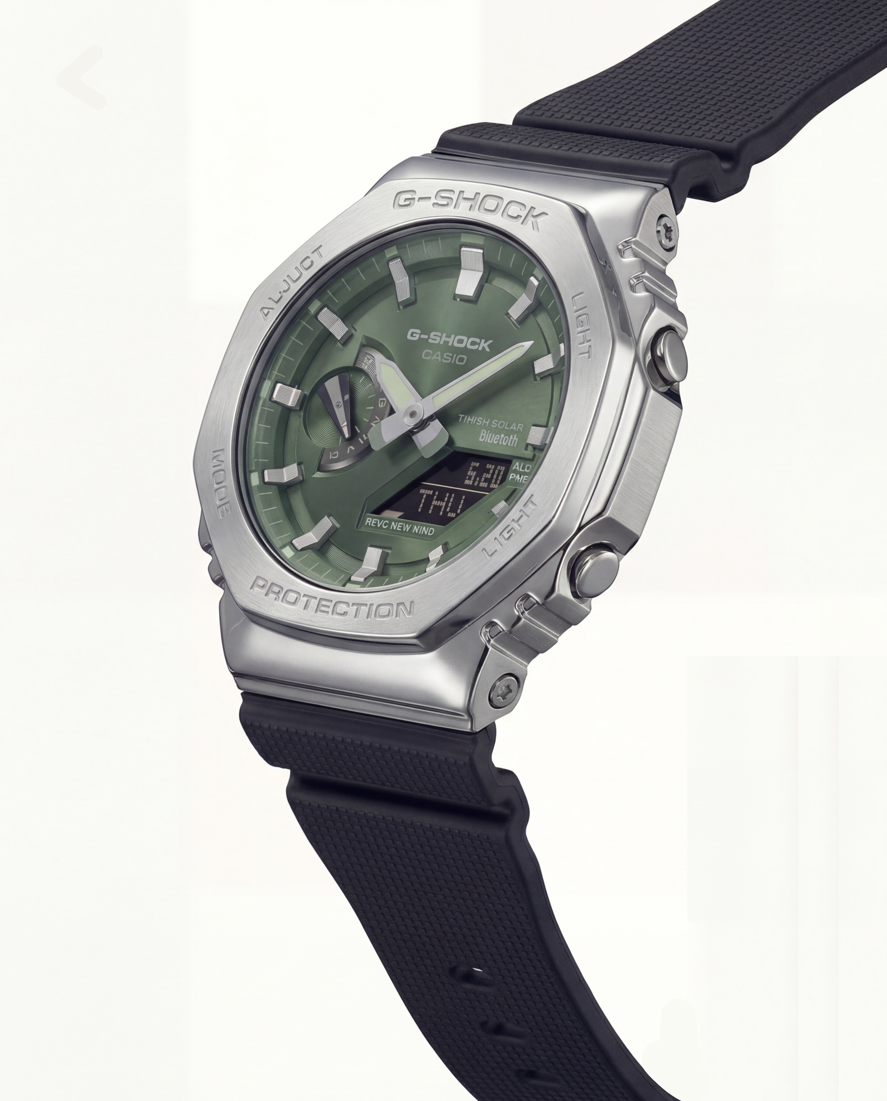 Forest Green Dial Solar Bluetooth Sports Men’s Watch