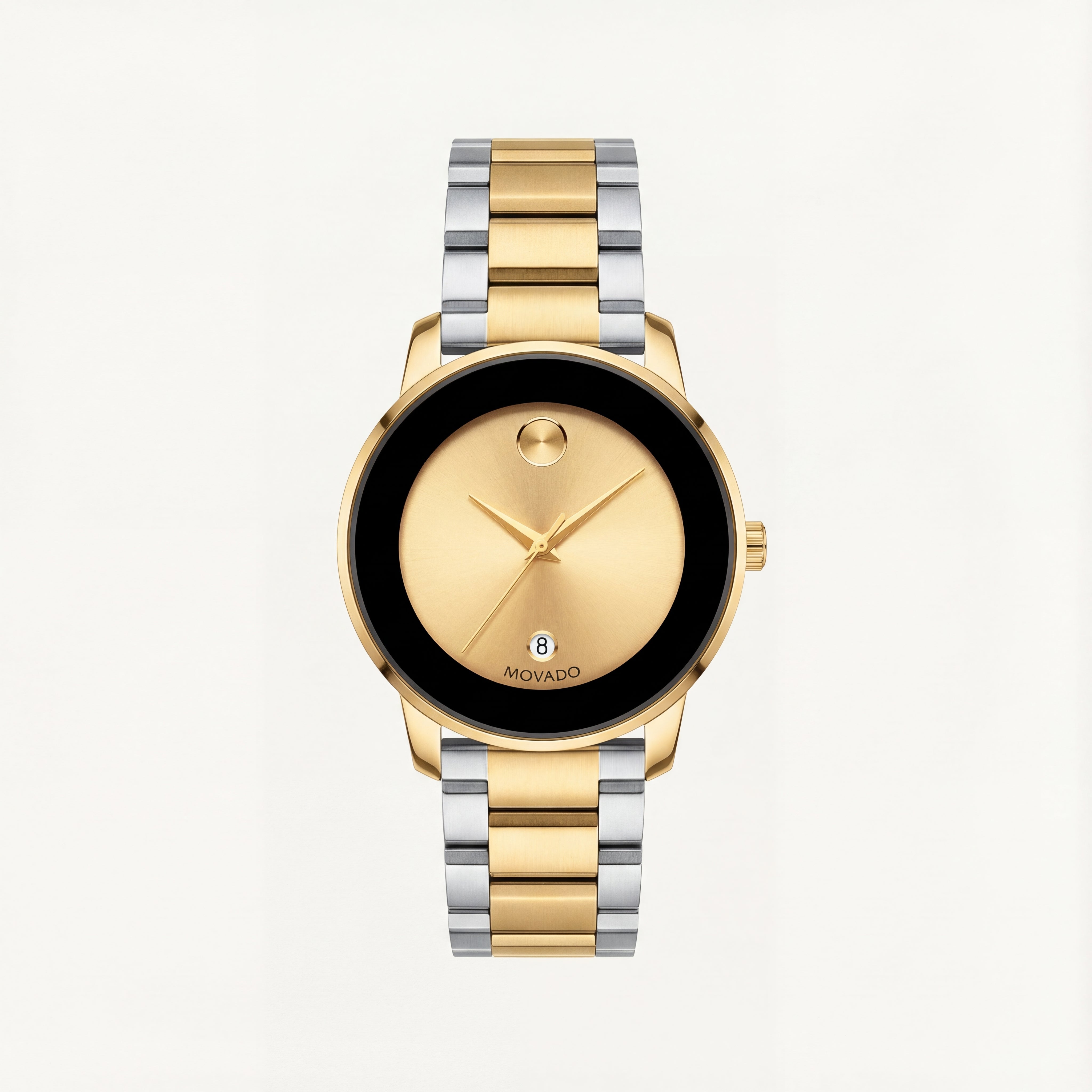Luxury Gold Dial Two-Tone Stainless Steel Men’s Watch