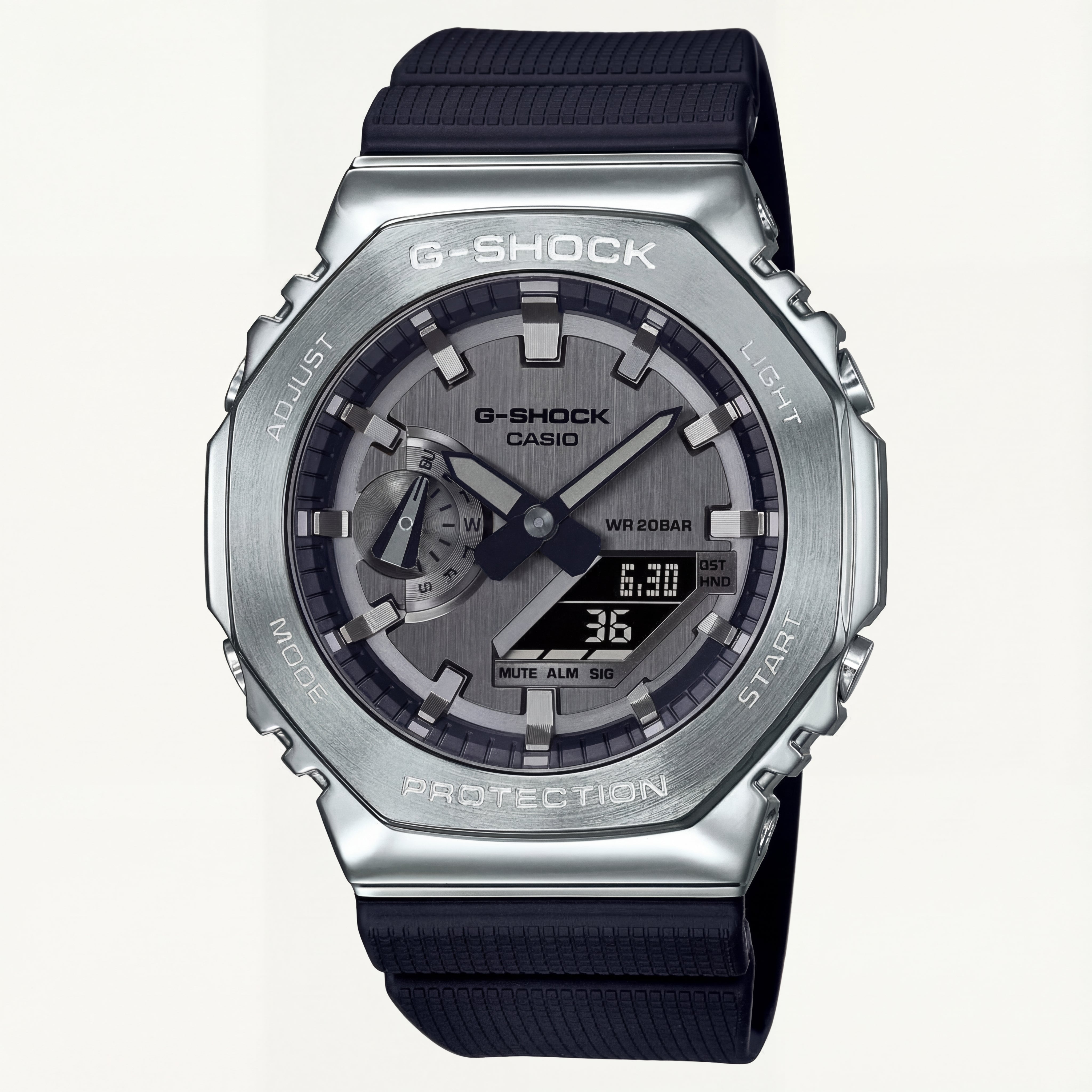 Rugged Steel Case Multi-Function Men’s Sports Watch