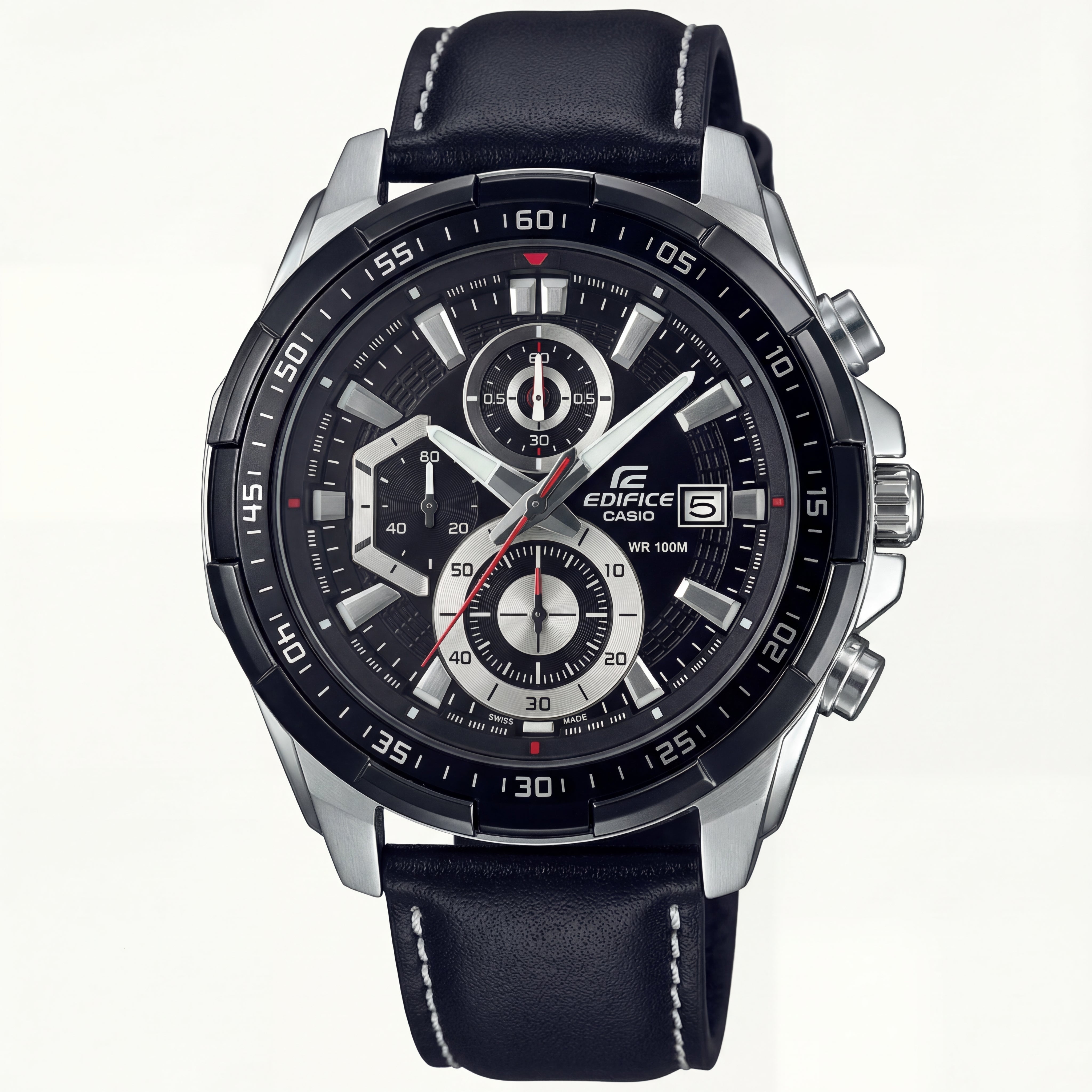 Premium Black Dial Chronograph Watch for Men