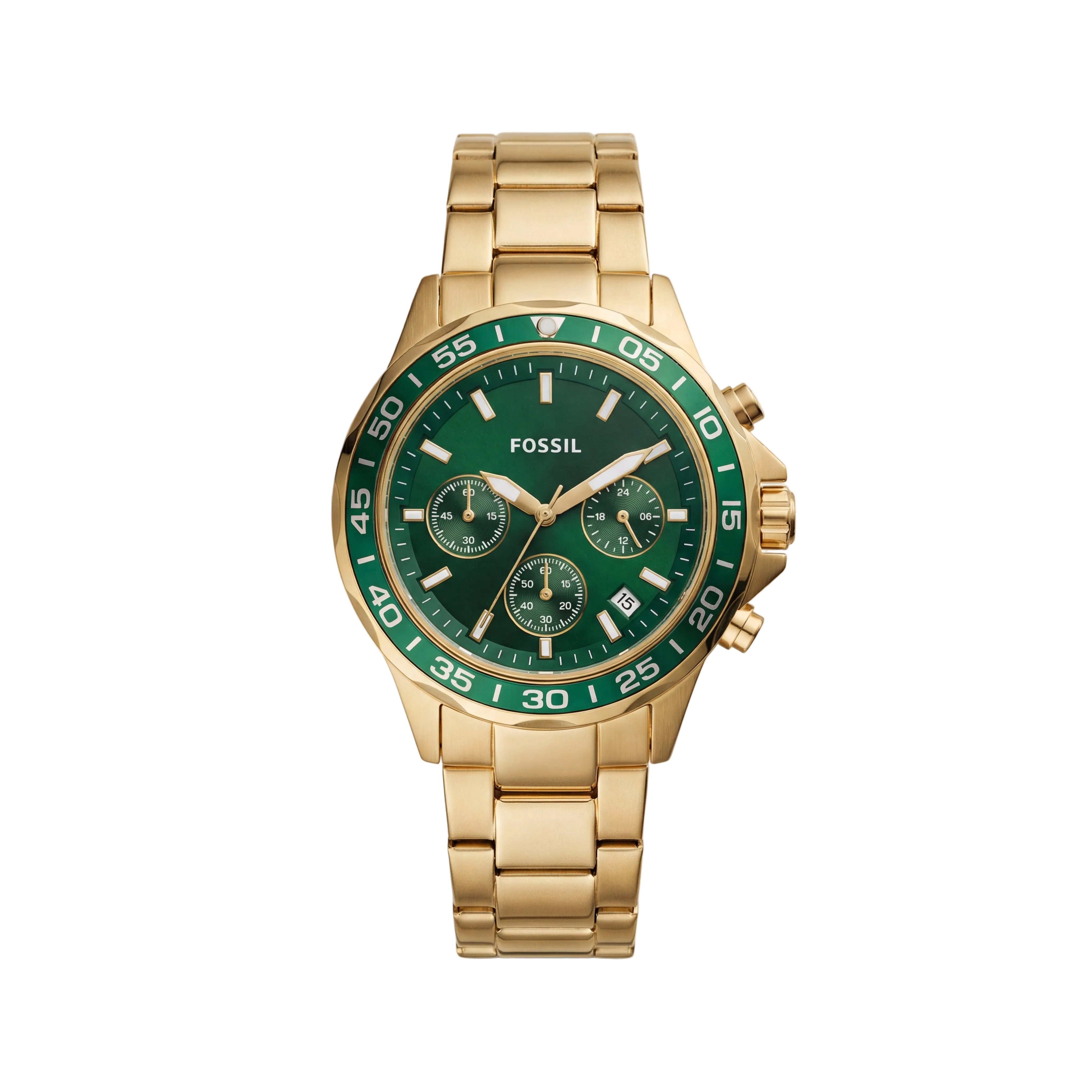 Emerald Gold Chronograph Men’s Watch