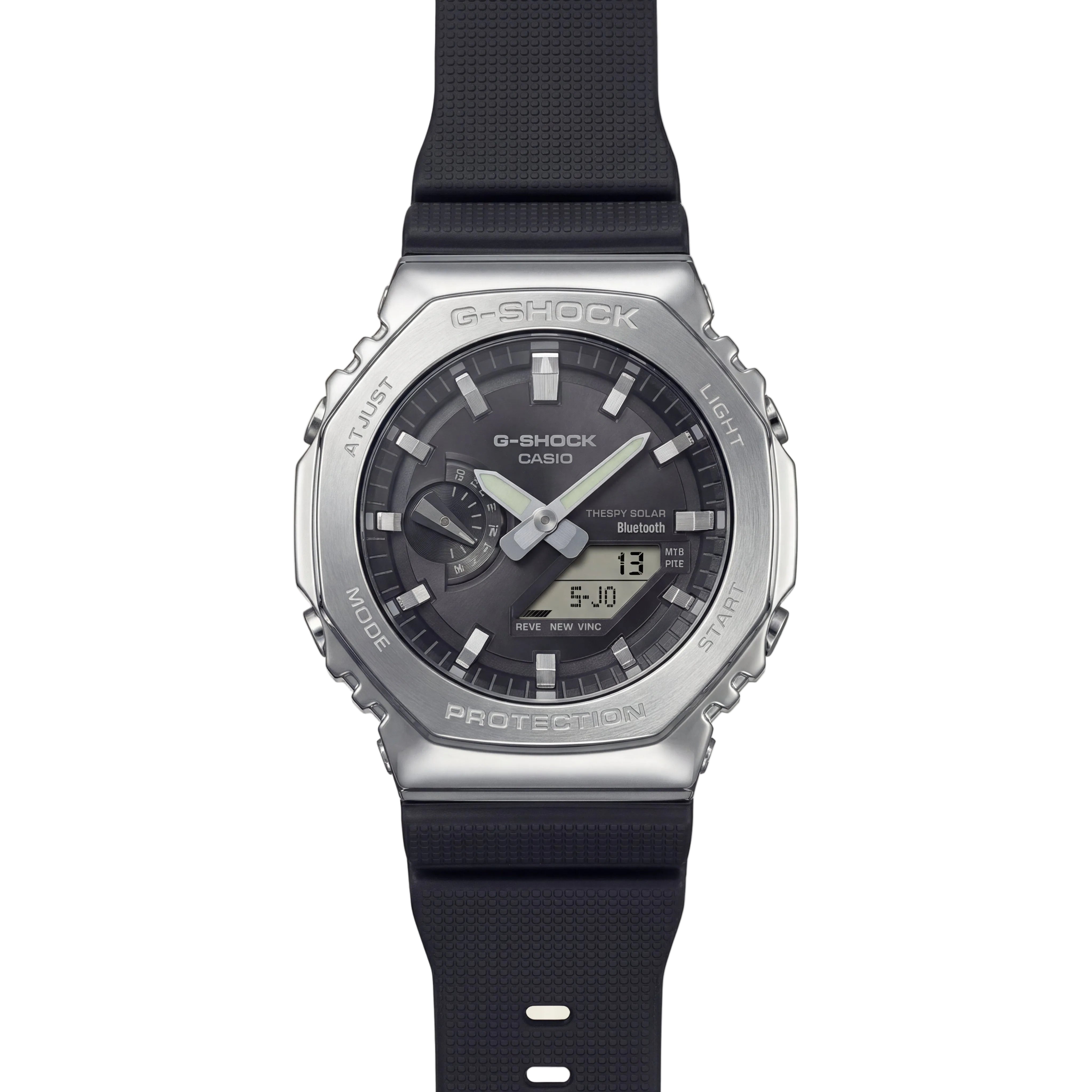 Steel Bezel Solar Bluetooth Sports Men’s Watch