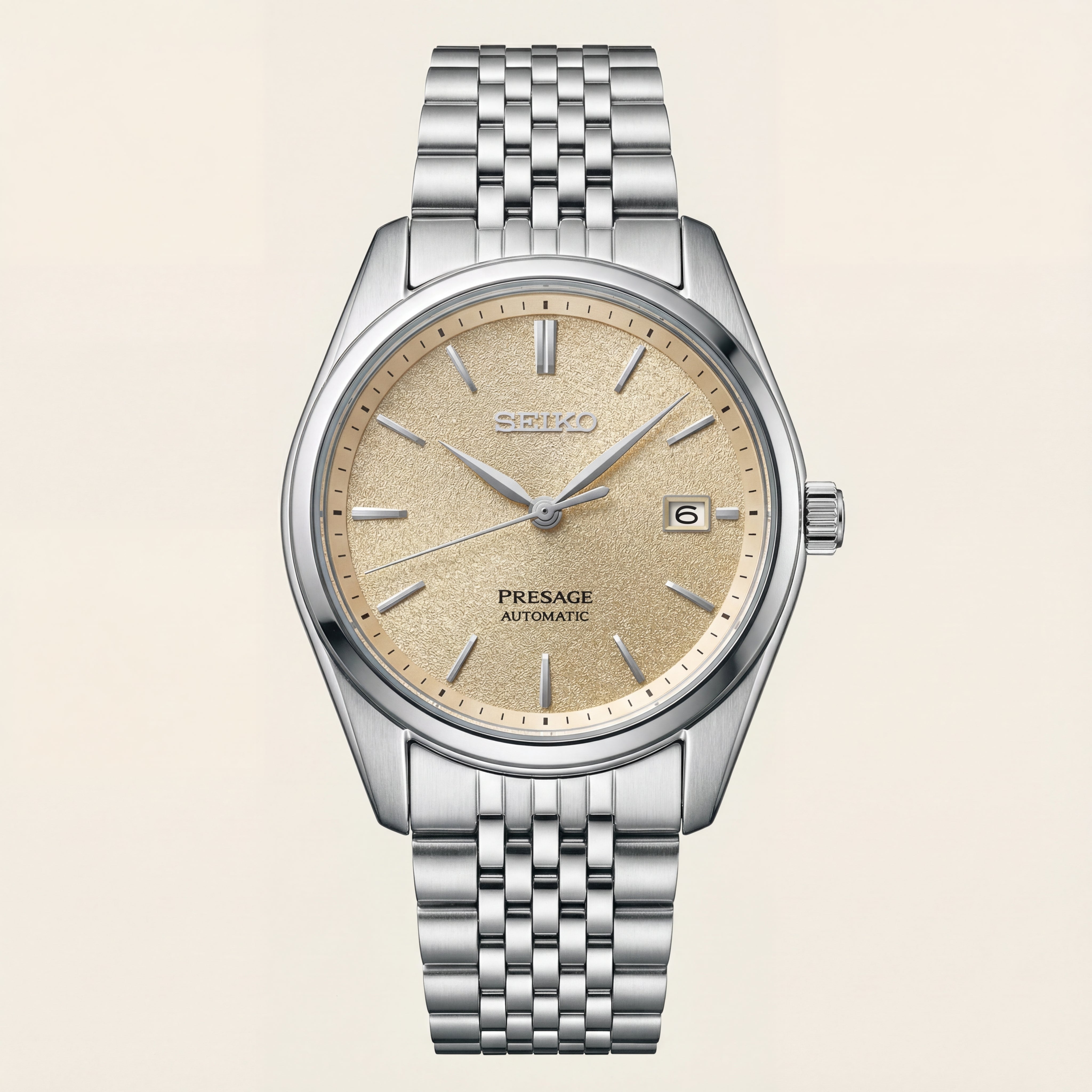 Champagne Textured Dial Automatic Classic Men’s Watch