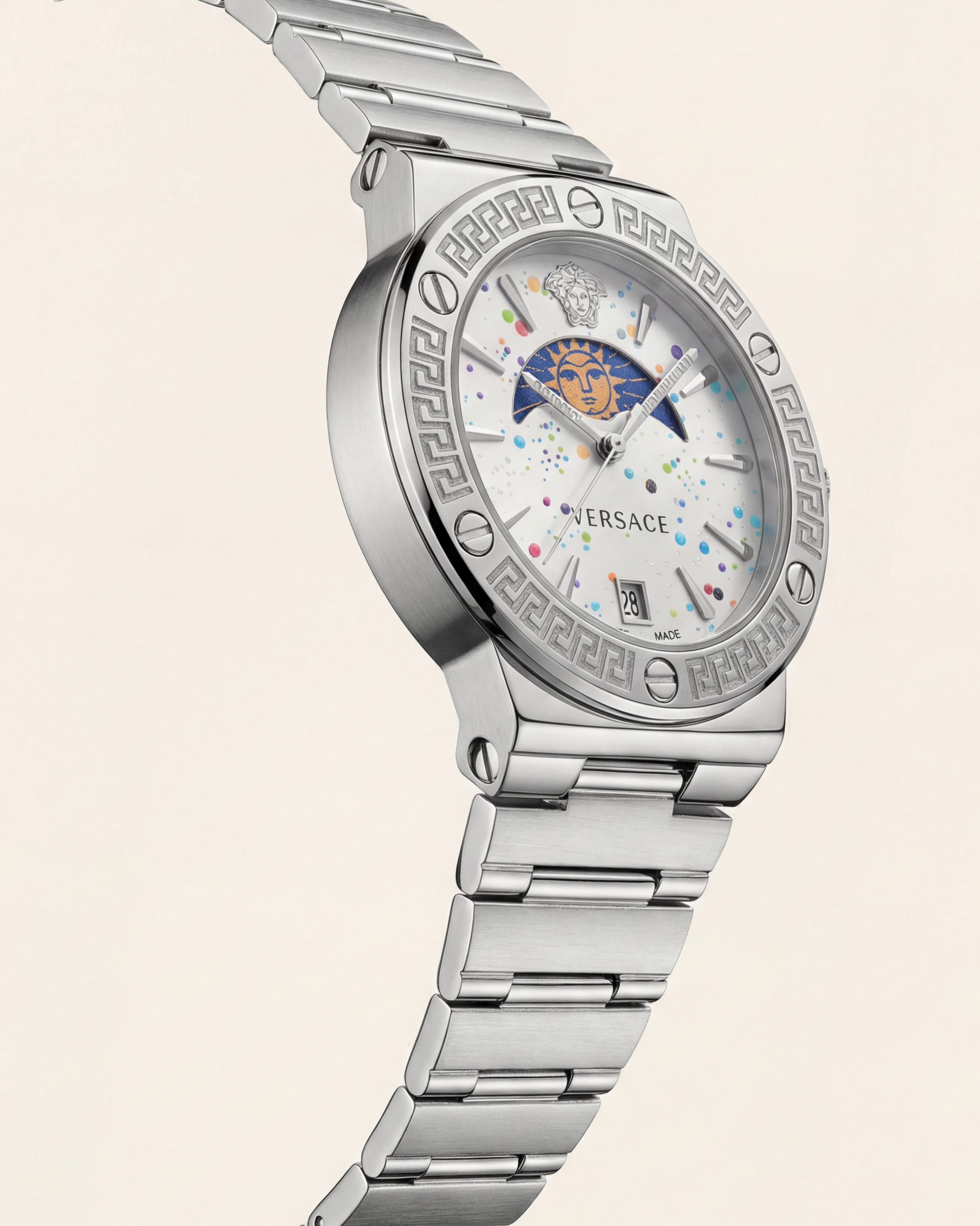 Medusa Icon Silver Watch – Artistic Signature Edition