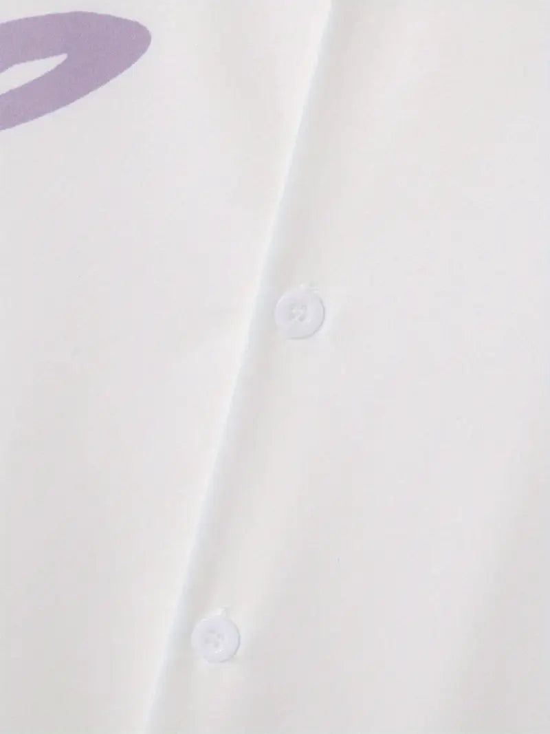 Men's Lightweight Cartoon Print Shirt