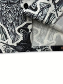 Men'S Skull Print Casual Shirt