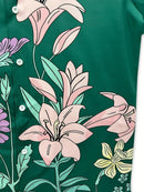 Men's Tropical Floral Print Shirt