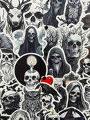 Men'S Skull Print Casual Shirt