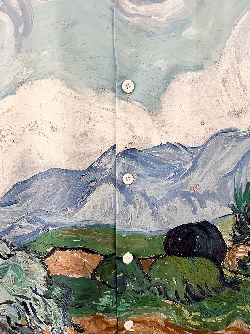 Men's Casual Countryside Comfort Sketch Shirt