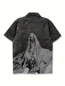 Men's Novelty Skeleton Pattern Print