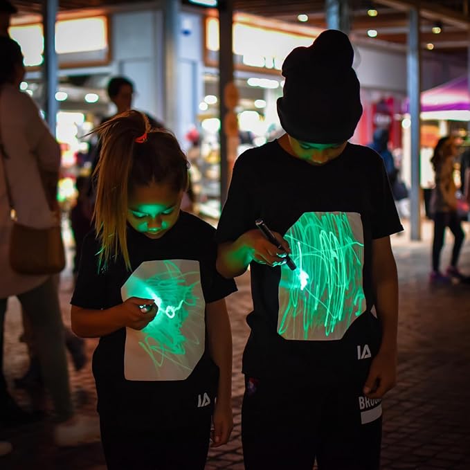 GlowCanvas Tee – Light-Activated Drawing T-Shirt