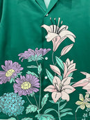 Men's Tropical Floral Print Shirt