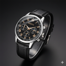 MODIYA Men’s Luxury Black Roman Chronograph Watch