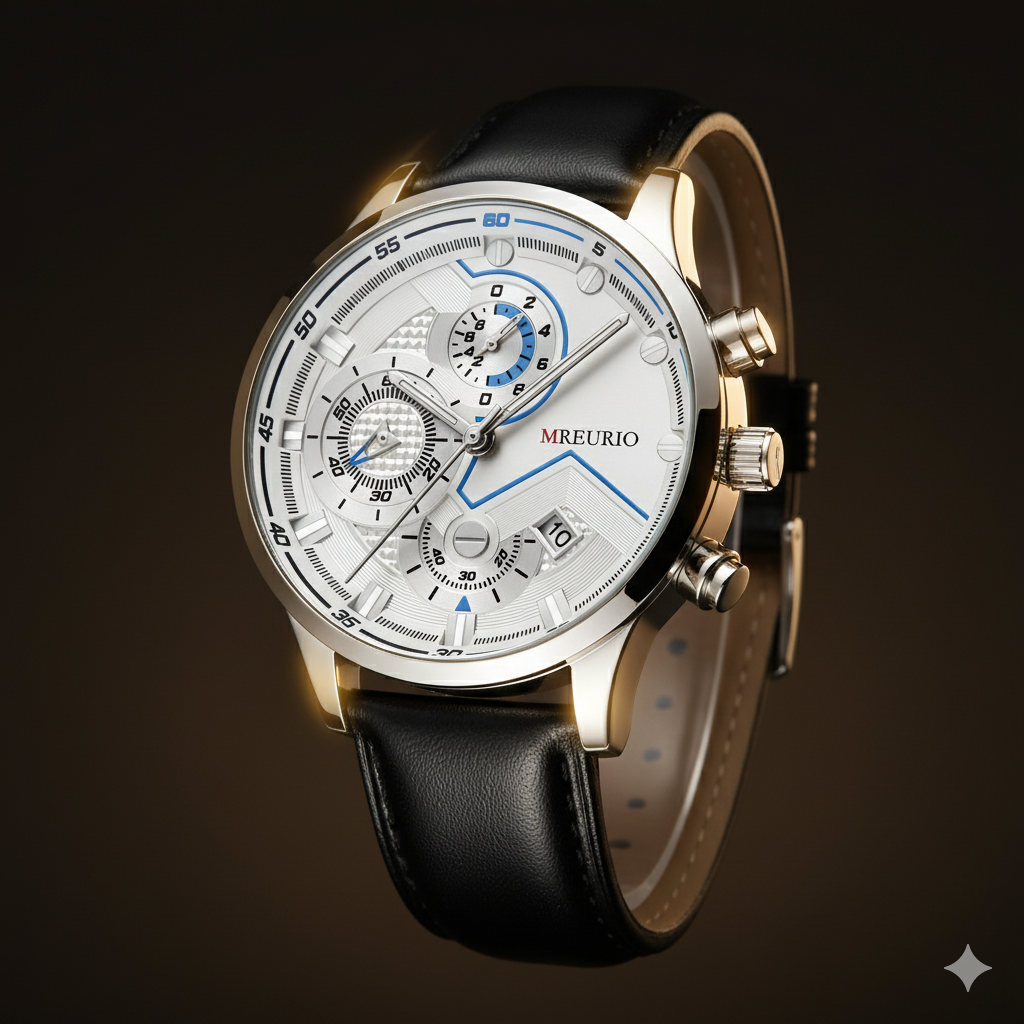 Mreurio Men’s Luxury Multi-Function Chronograph Watch
