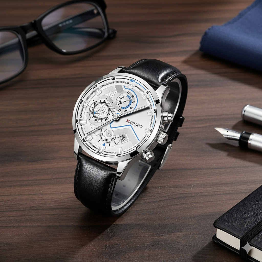 Mreurio Men’s Luxury Multi-Function Chronograph Watch
