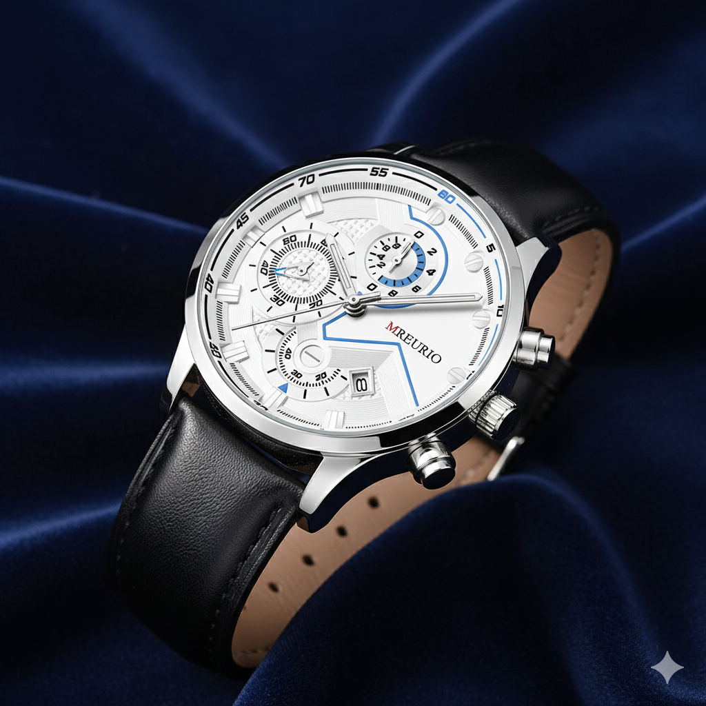 Mreurio Men’s Luxury Multi-Function Chronograph Watch