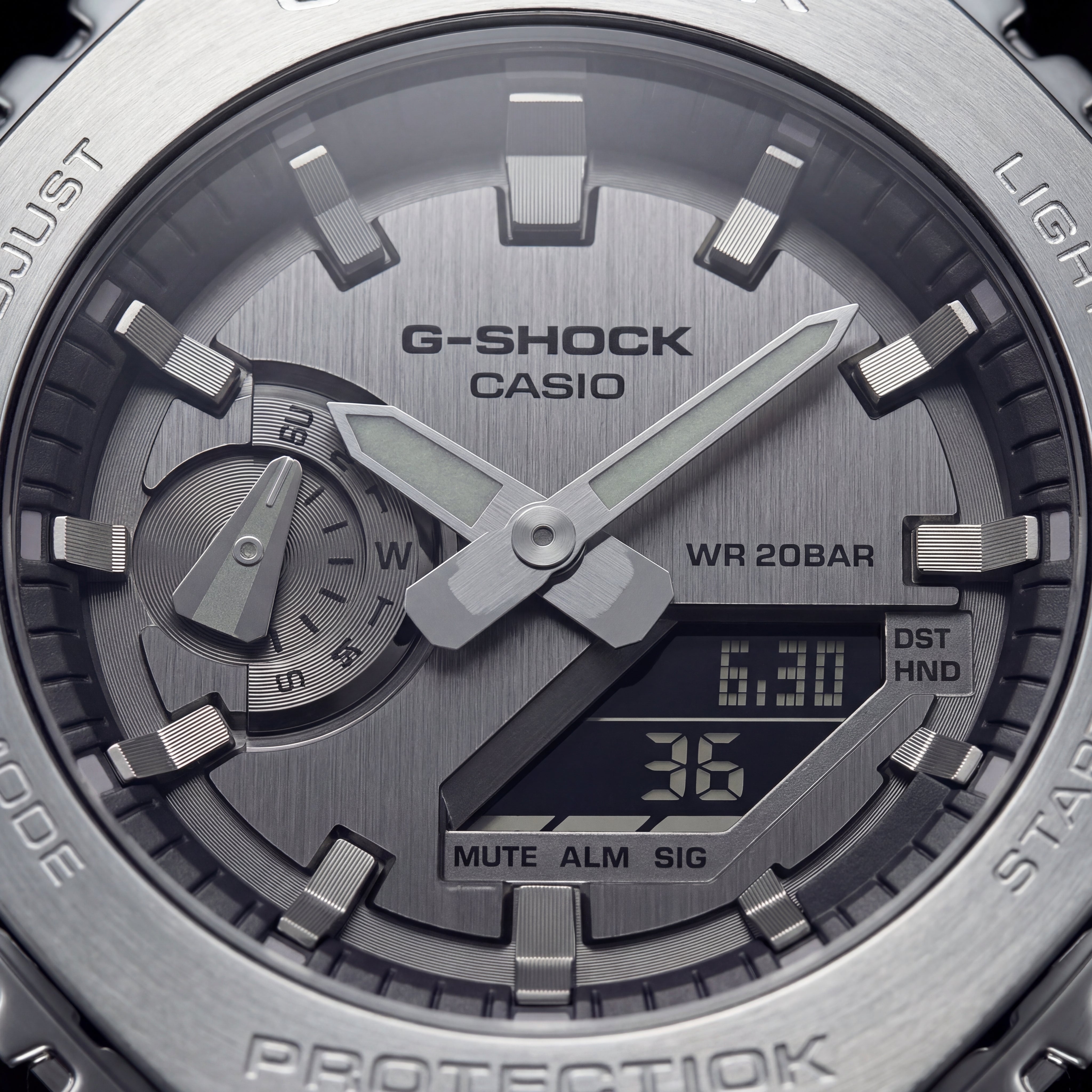 Rugged Steel Case Multi-Function Men’s Sports Watch