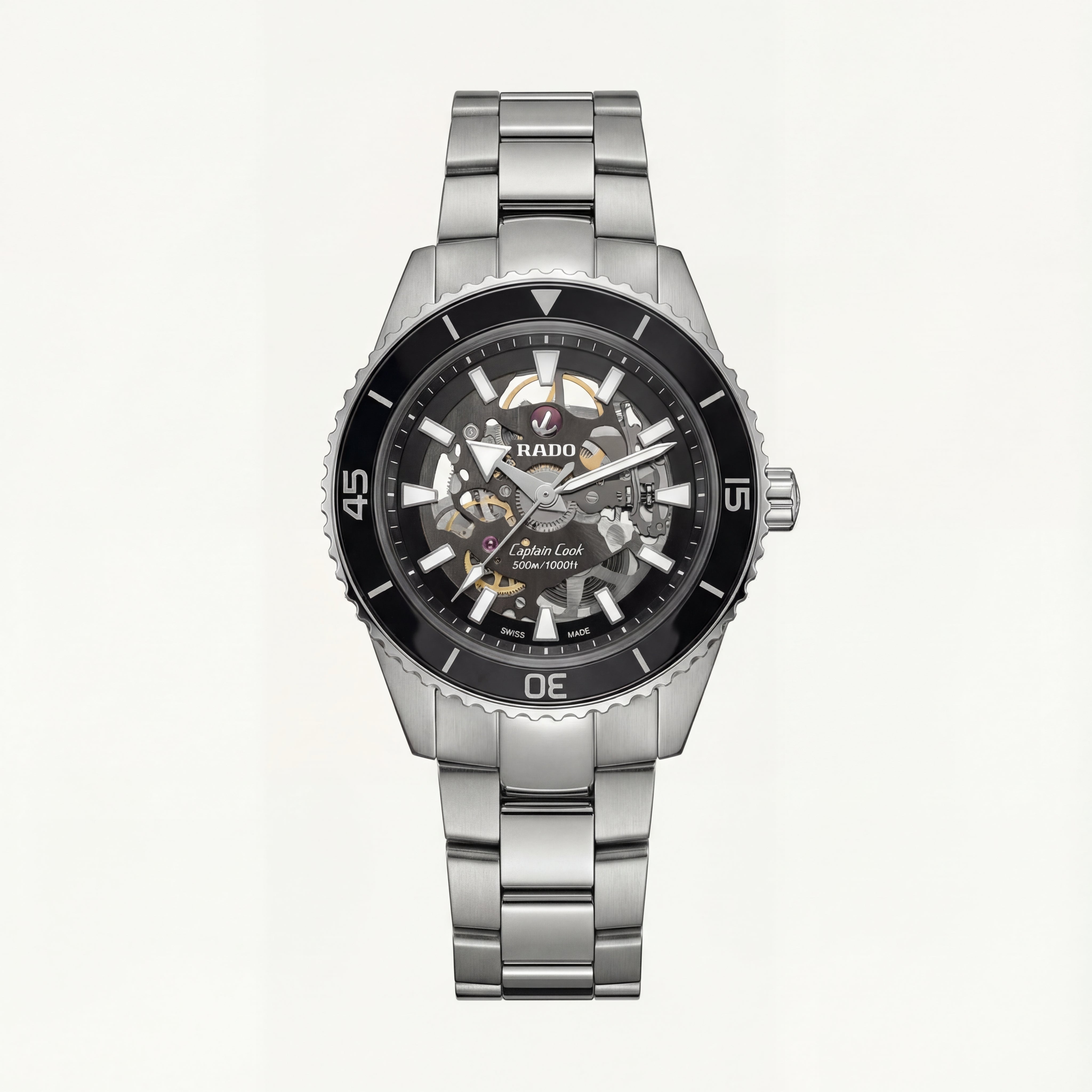 Stealth Black Skeleton Dial Automatic Men’s Watch
