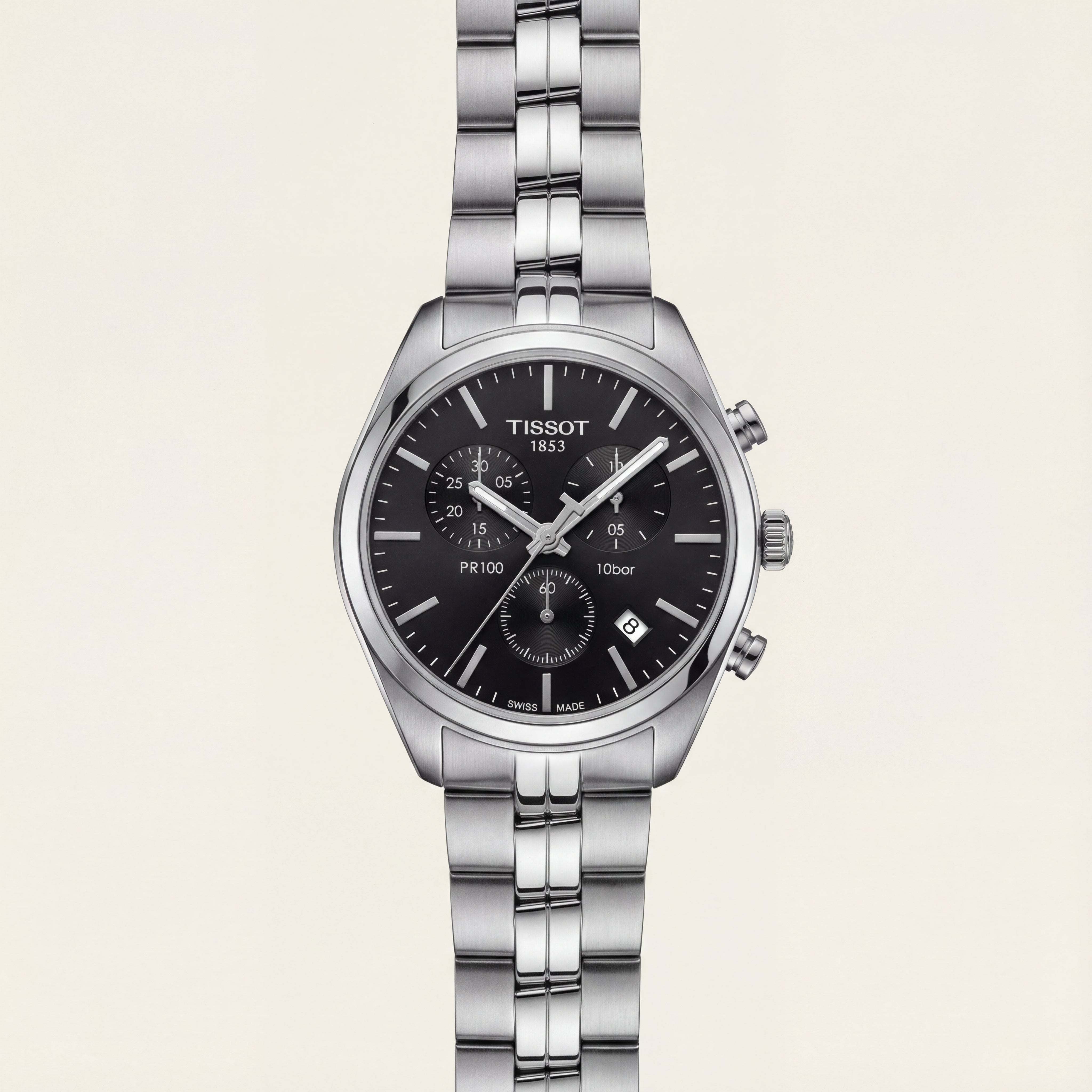 Midnight Black Dial Chronograph Men’s Watch