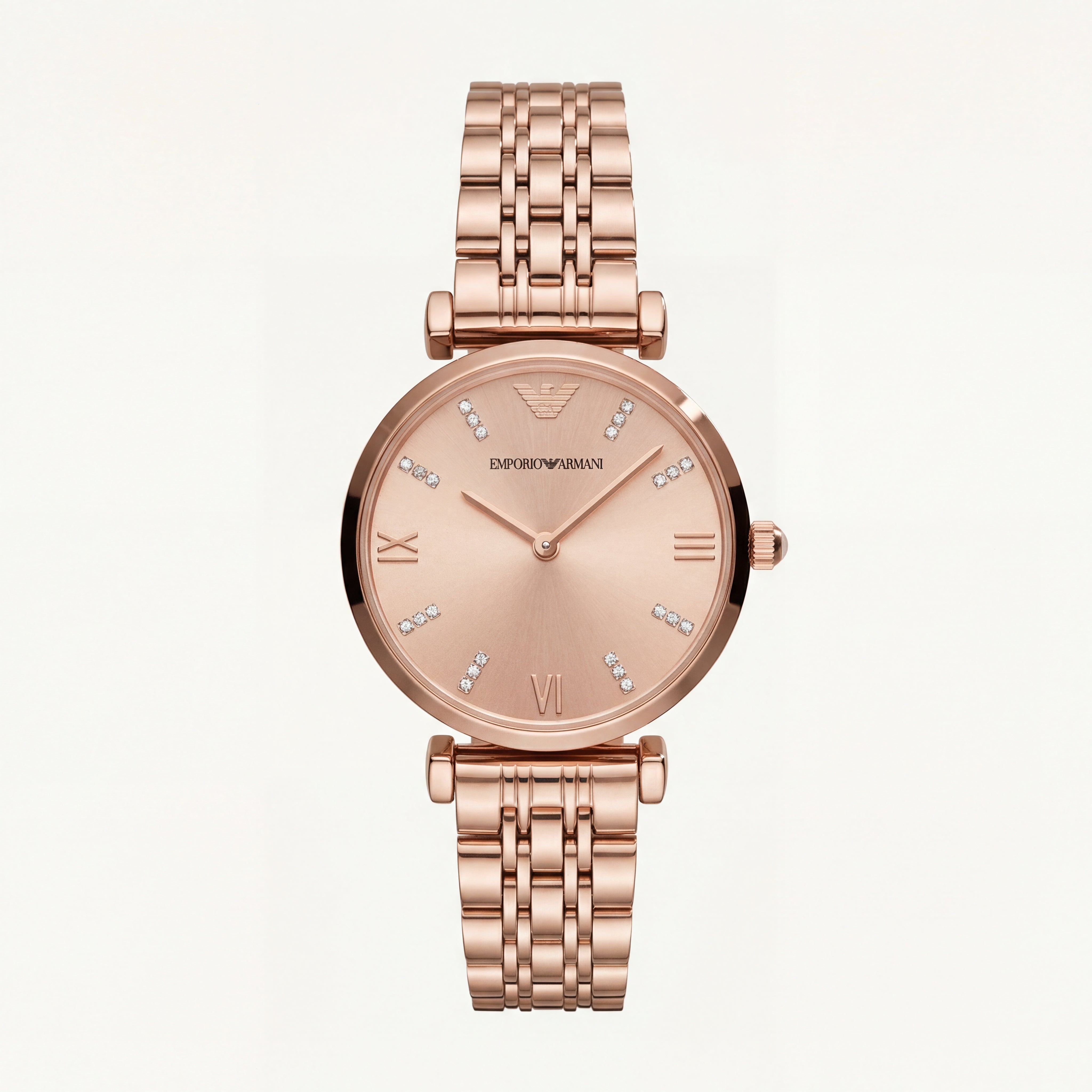 Rose Signature Crystal Watch – Full Rose Gold Edition