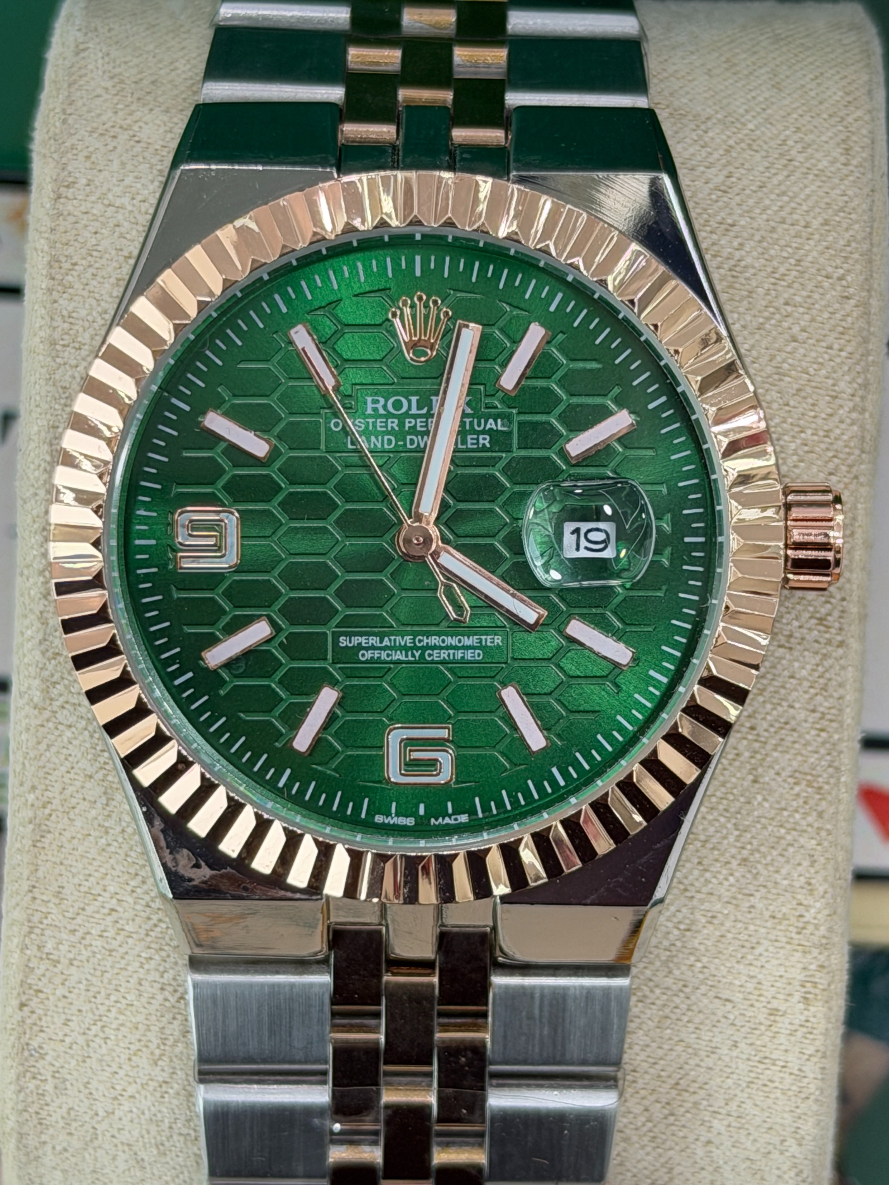 Premium Green Dial Luxury Watch – Men