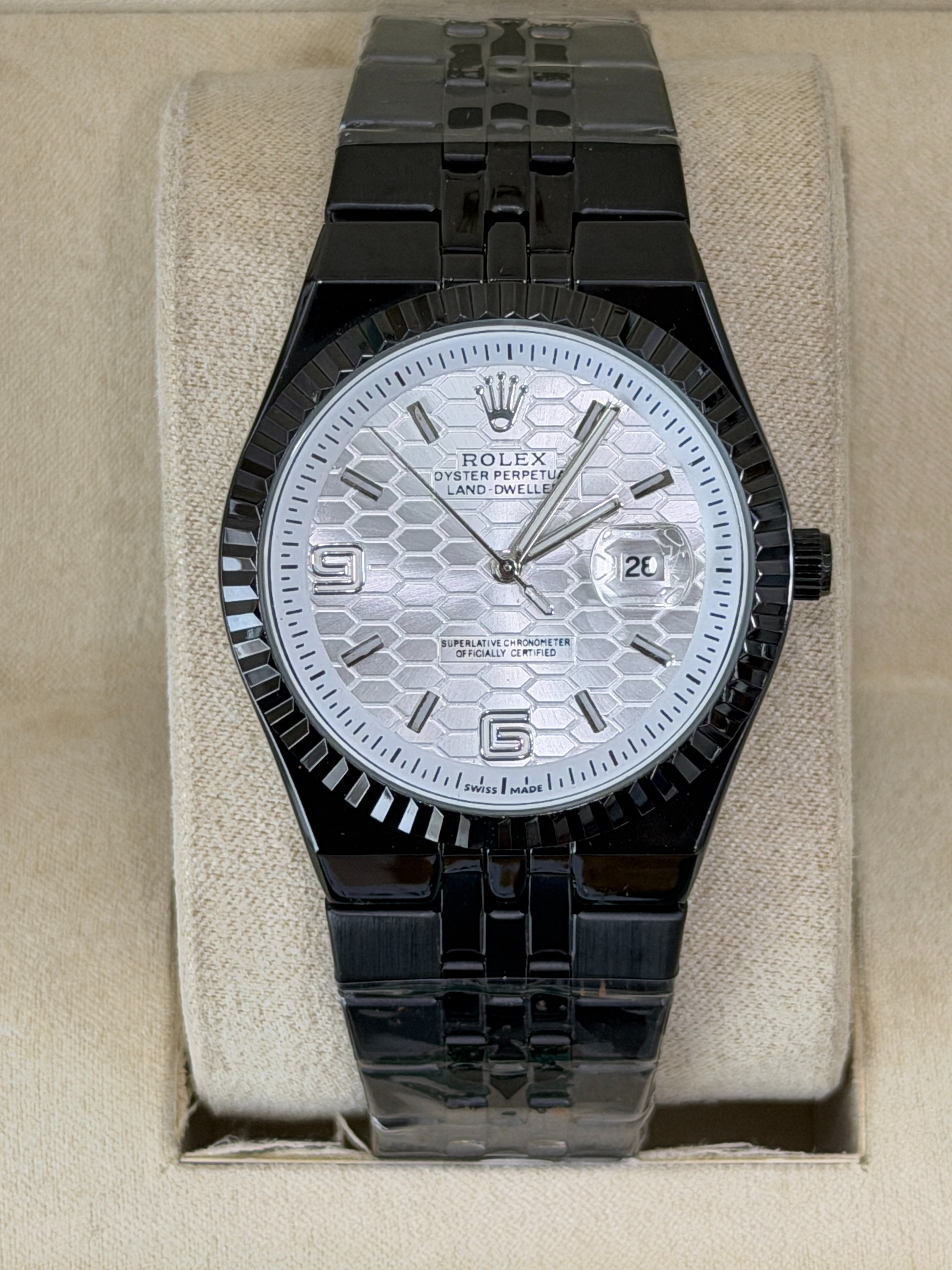 Premium Black Steel Luxury Watch – Men
