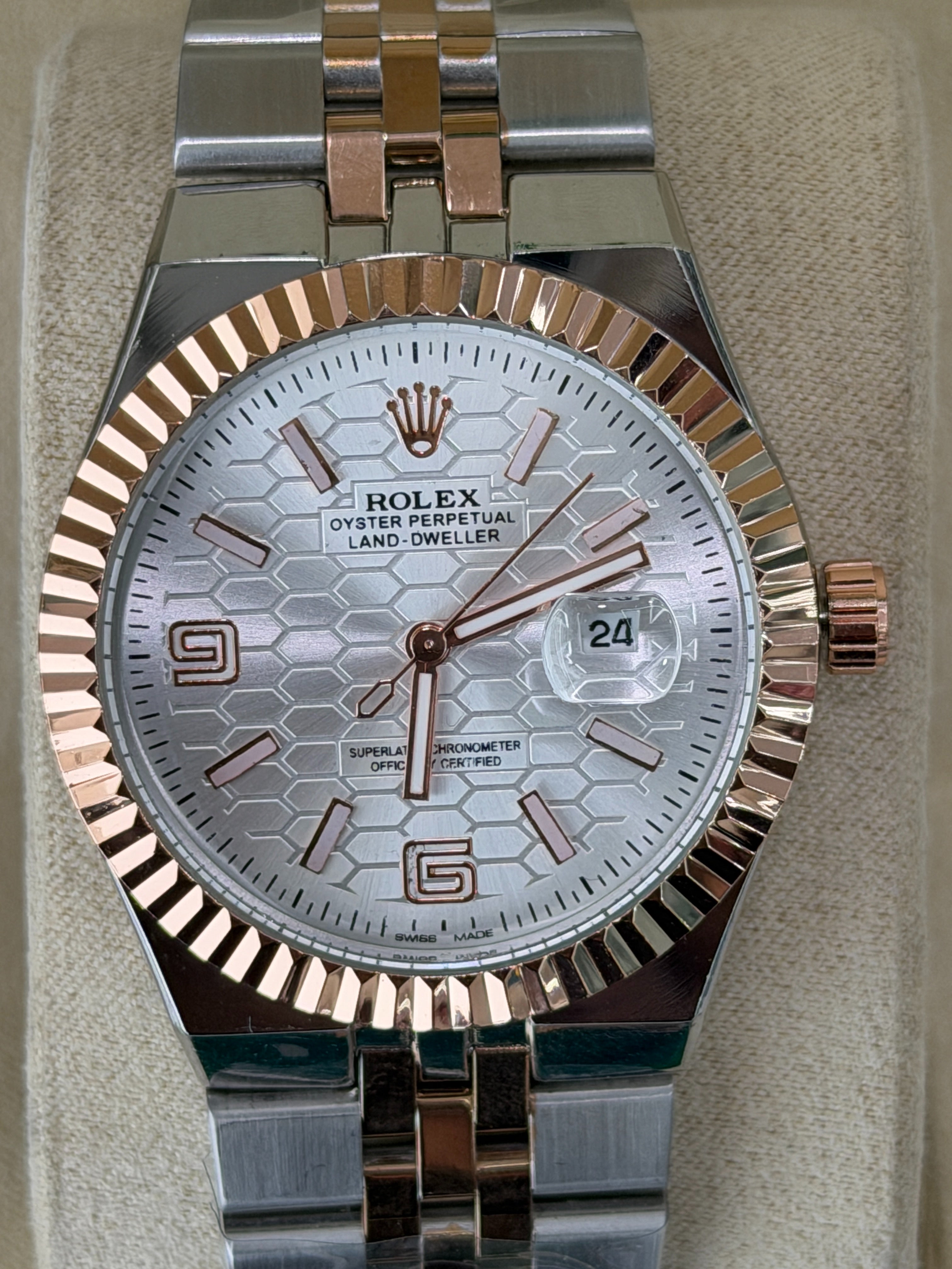 Premium White Dial Luxury Watch – Men