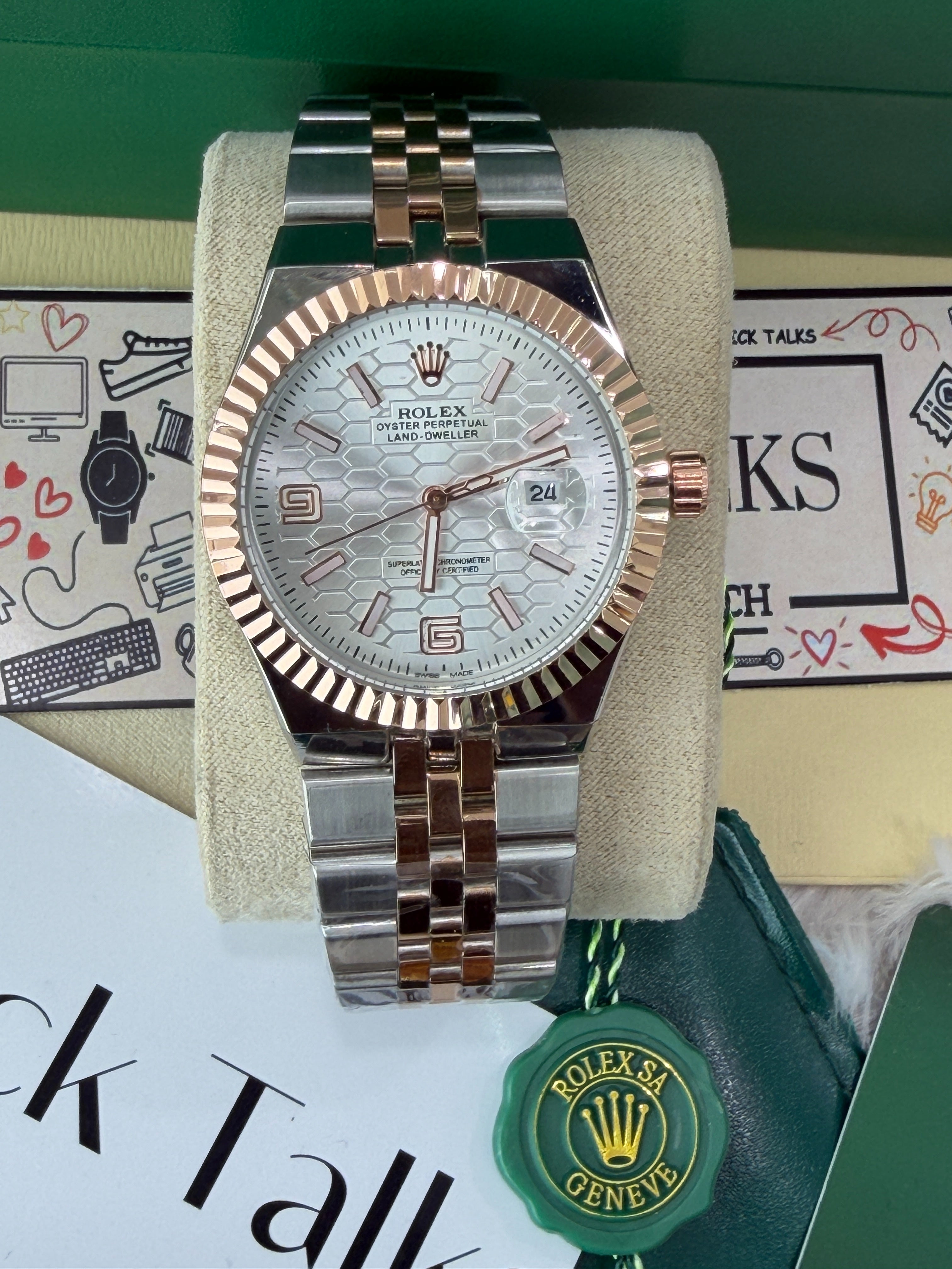 Premium White Dial Luxury Watch – Men