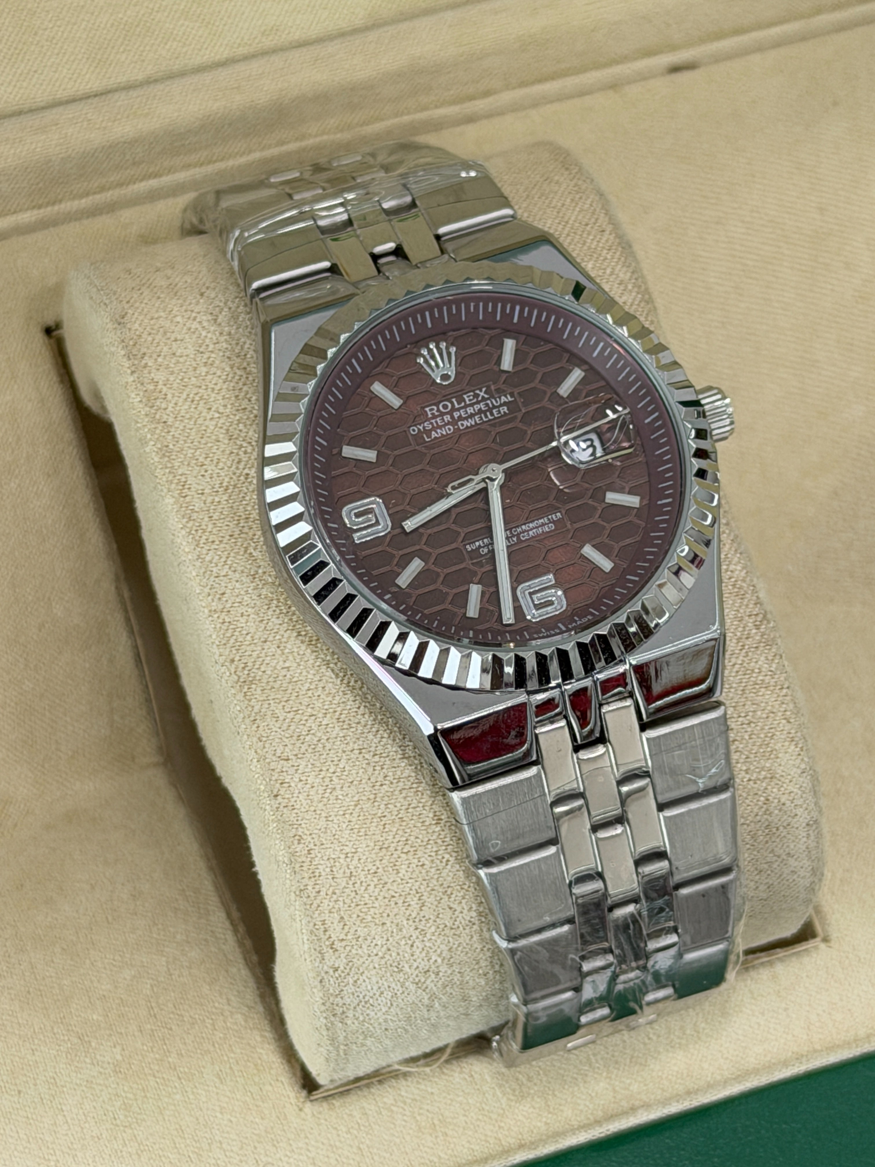 Premium Brown Dial Luxury Watch – Men